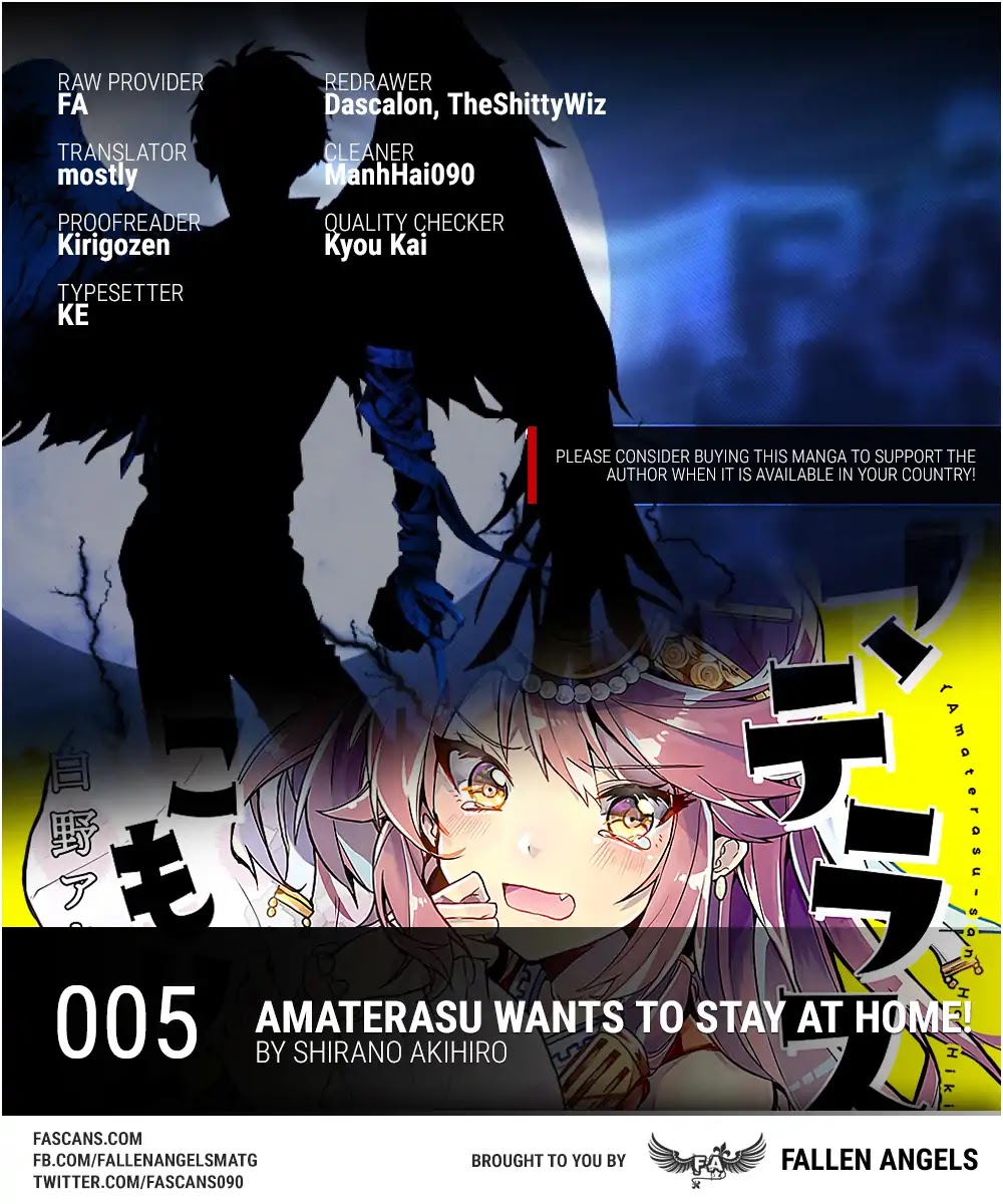 Amaterasu Wants to Stay at Home! Chapter 5 page 1 - Chapter 5: A Day with Yamato