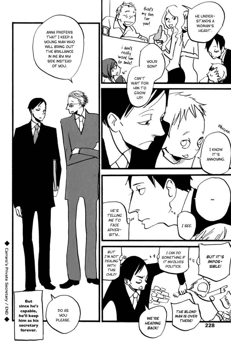 Amato Amaro Chapter 9 page 8 - Chapter 9: Carraro's Private Secretary [END]