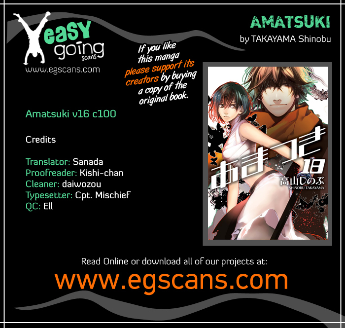 Amatsuki Chapter 100 page 1 - Chapter 100: A Cuckoo, Singing to the Moon - Part 3