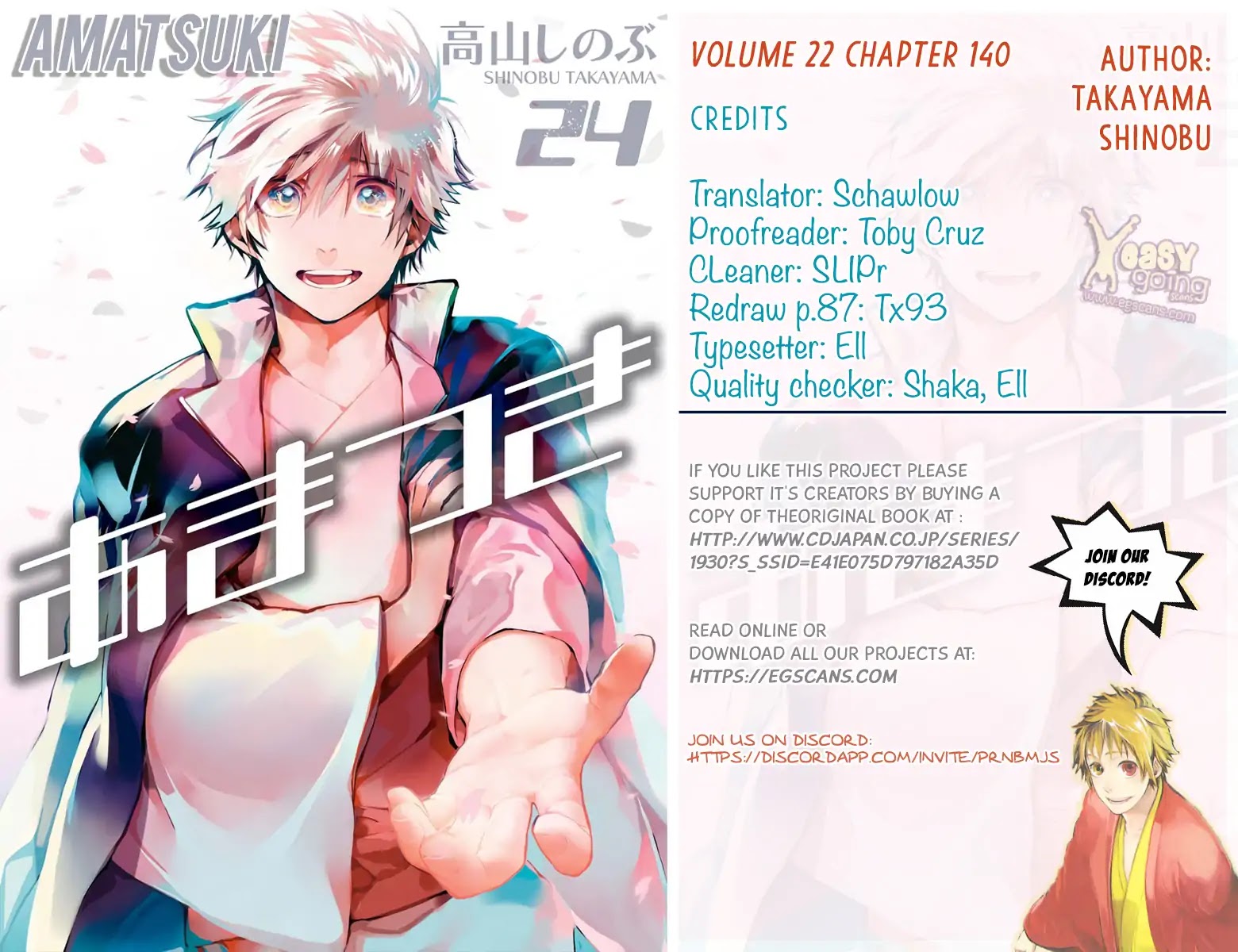 Amatsuki Chapter 140 page 1 - Chapter 140: A Cuckoo, Singing To The Moon (Part 43)