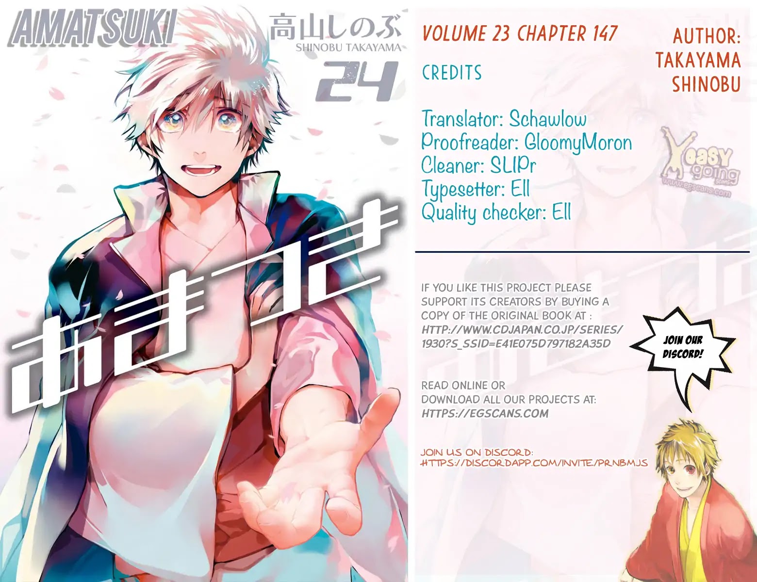 Amatsuki Chapter 147 page 1 - Chapter 147: A Cuckoo, Singing to the Moon (Part 50)