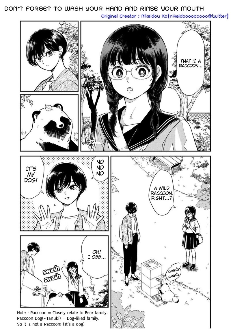 Ame to Kimi to Chapter 28 page 1 - Chapter 28: Don't forget to wash your hand and rinse your mouth