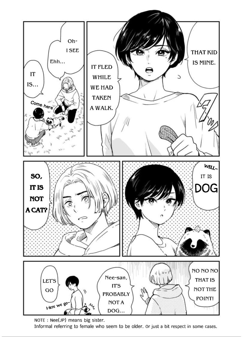 Ame to Kimi to Chapter 5 page 3 - Chapter 5: On a sunny day, in grass yard of a public park.