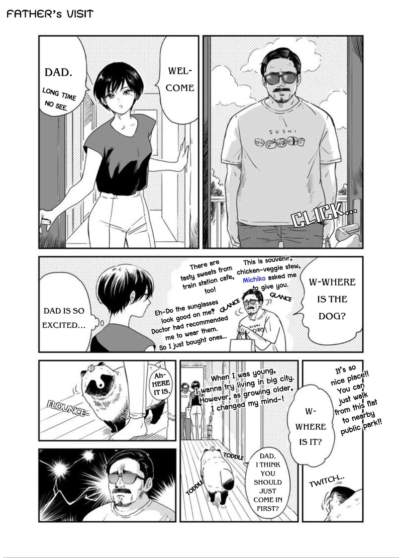 Ame to Kimi to Chapter 6 page 1 - Chapter 6: Father's visit