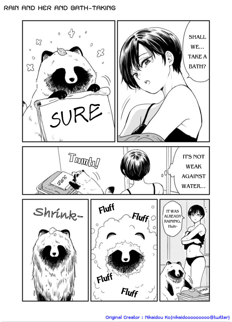 Ame to Kimi to Chapter 8 page 1 - Chapter 8: Rain and her and bath-taking