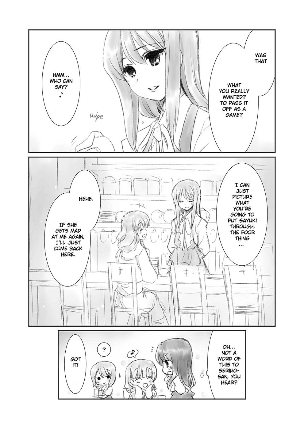 Ameiro Kouchakan Kandan Chapter 15.2 page 12 - Chapter 15.2: A Day at the Amber Teahouse (from Lilyca Winter 2012)