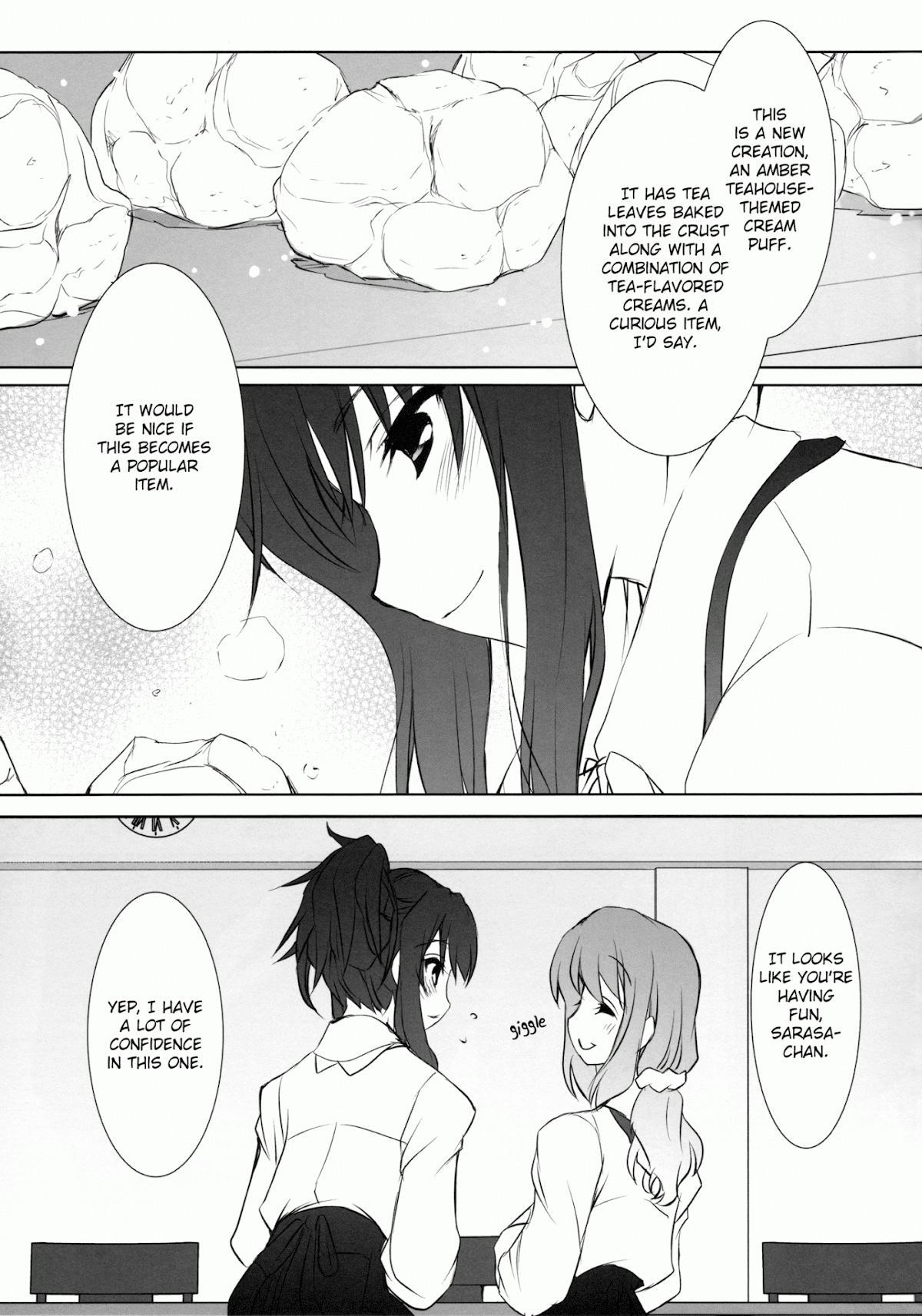 Ameiro Kouchakan Kandan Chapter 15.3 page 4 - Chapter 15.3: A Day at the Amber Teahouse (from Lilyca Spring 2012)