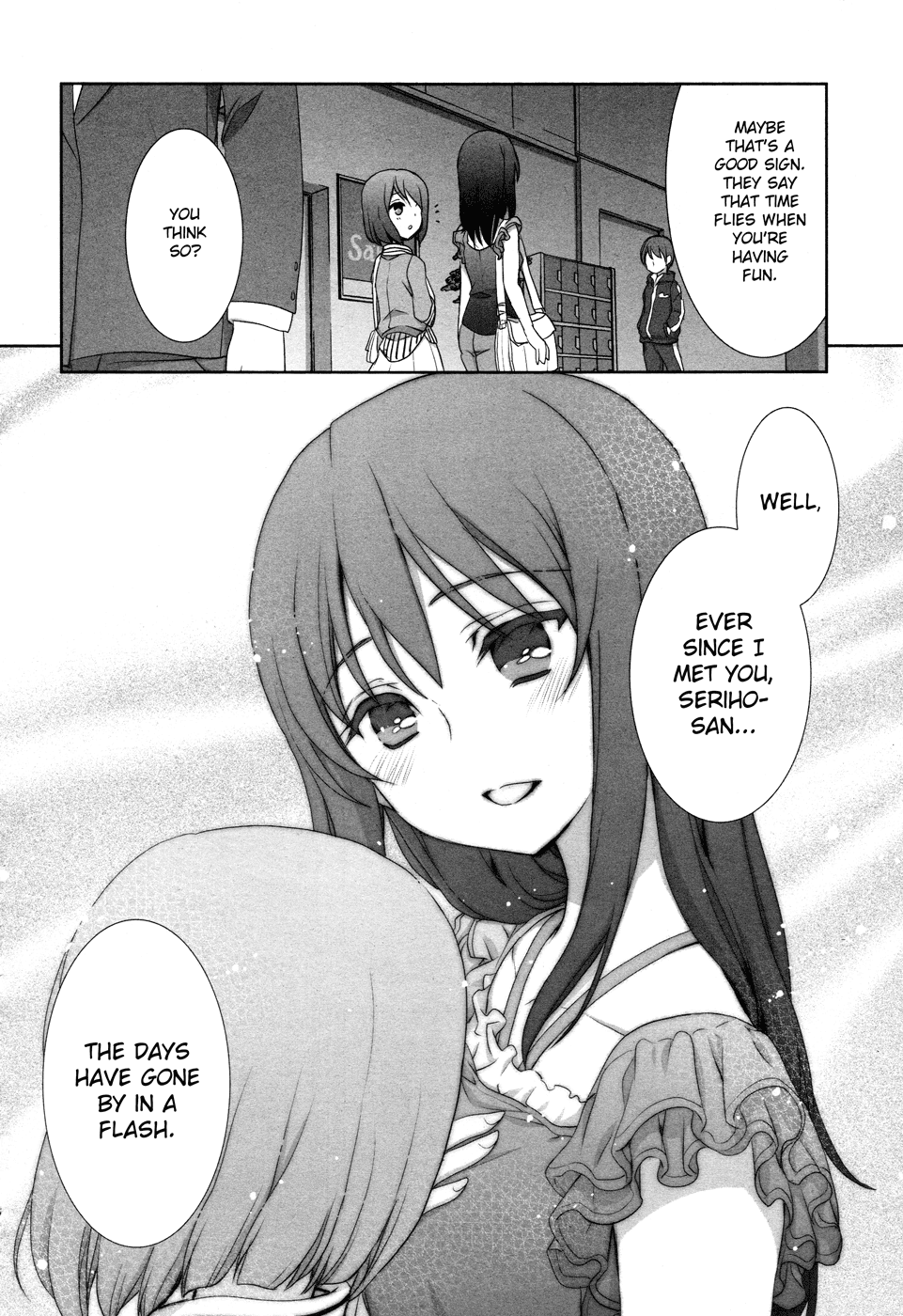 Ameiro Kouchakan Kandan Chapter 15.4 page 18 - Chapter 15.4: A Day at the Amber Teahouse (from Yuri Hime 2015) [END]