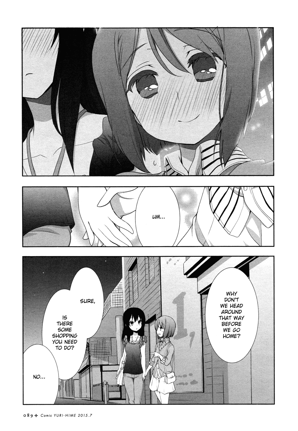 Ameiro Kouchakan Kandan Chapter 15.4 page 19 - Chapter 15.4: A Day at the Amber Teahouse (from Yuri Hime 2015) [END]