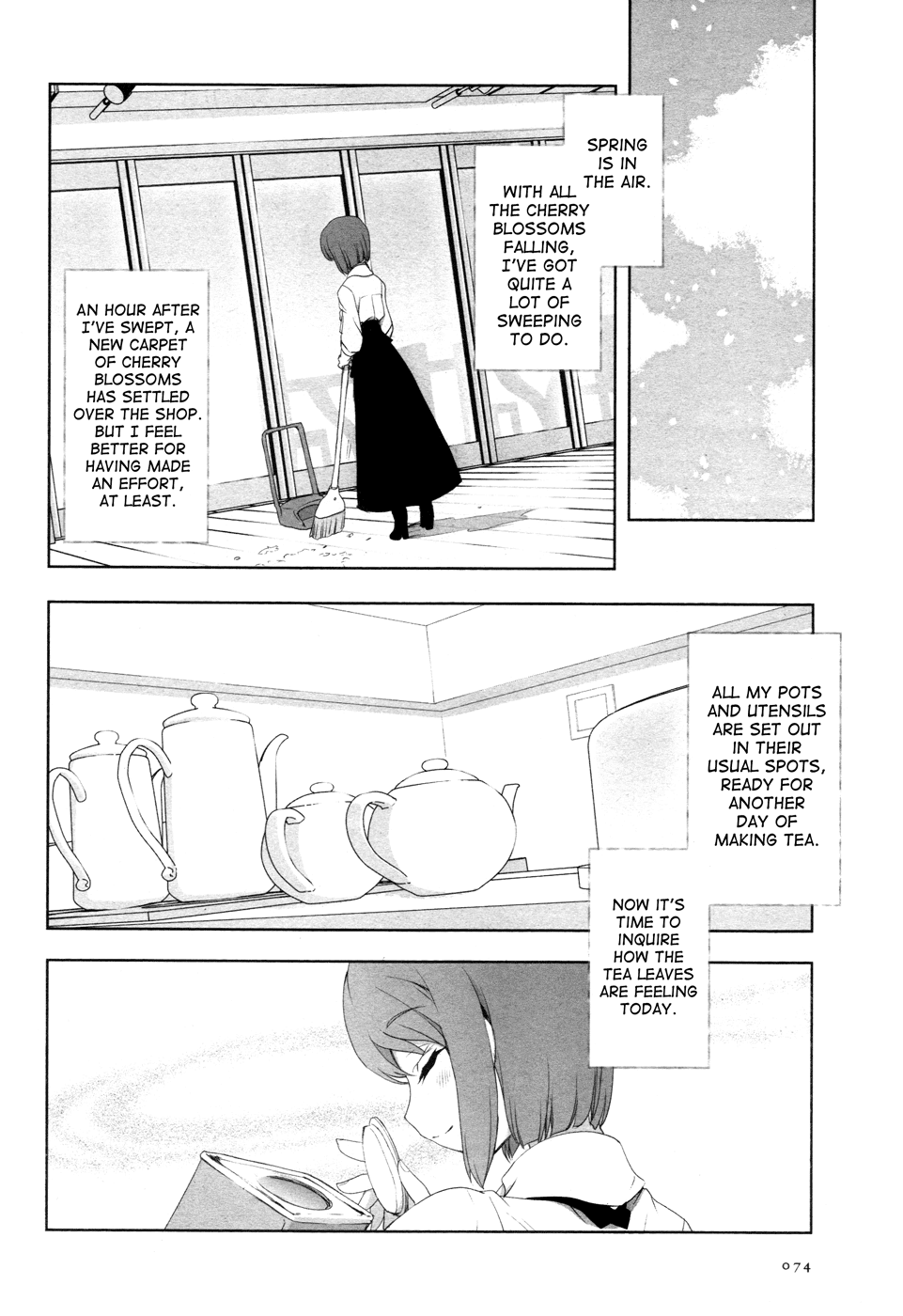 Ameiro Kouchakan Kandan Chapter 15.4 page 4 - Chapter 15.4: A Day at the Amber Teahouse (from Yuri Hime 2015) [END]