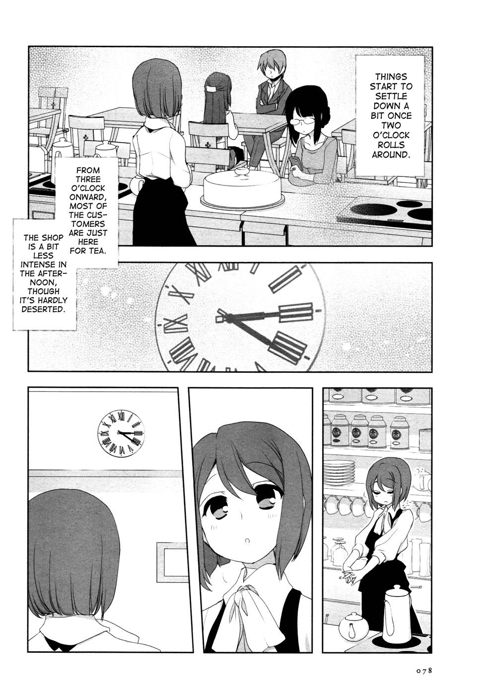 Ameiro Kouchakan Kandan Chapter 15.4 page 8 - Chapter 15.4: A Day at the Amber Teahouse (from Yuri Hime 2015) [END]