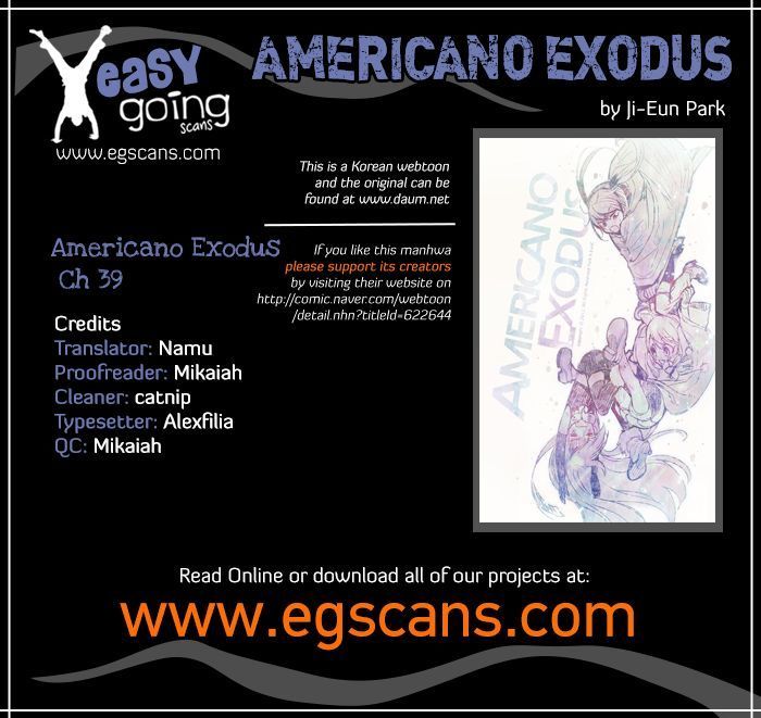 Americano-Exodus Chapter 39 page 1 - Chapter 39