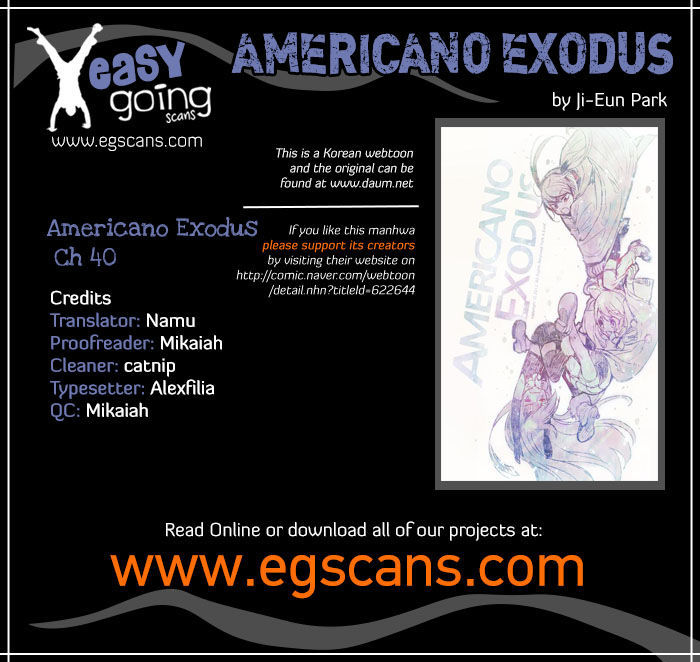 Americano-Exodus Chapter 40 page 1 - Chapter 40