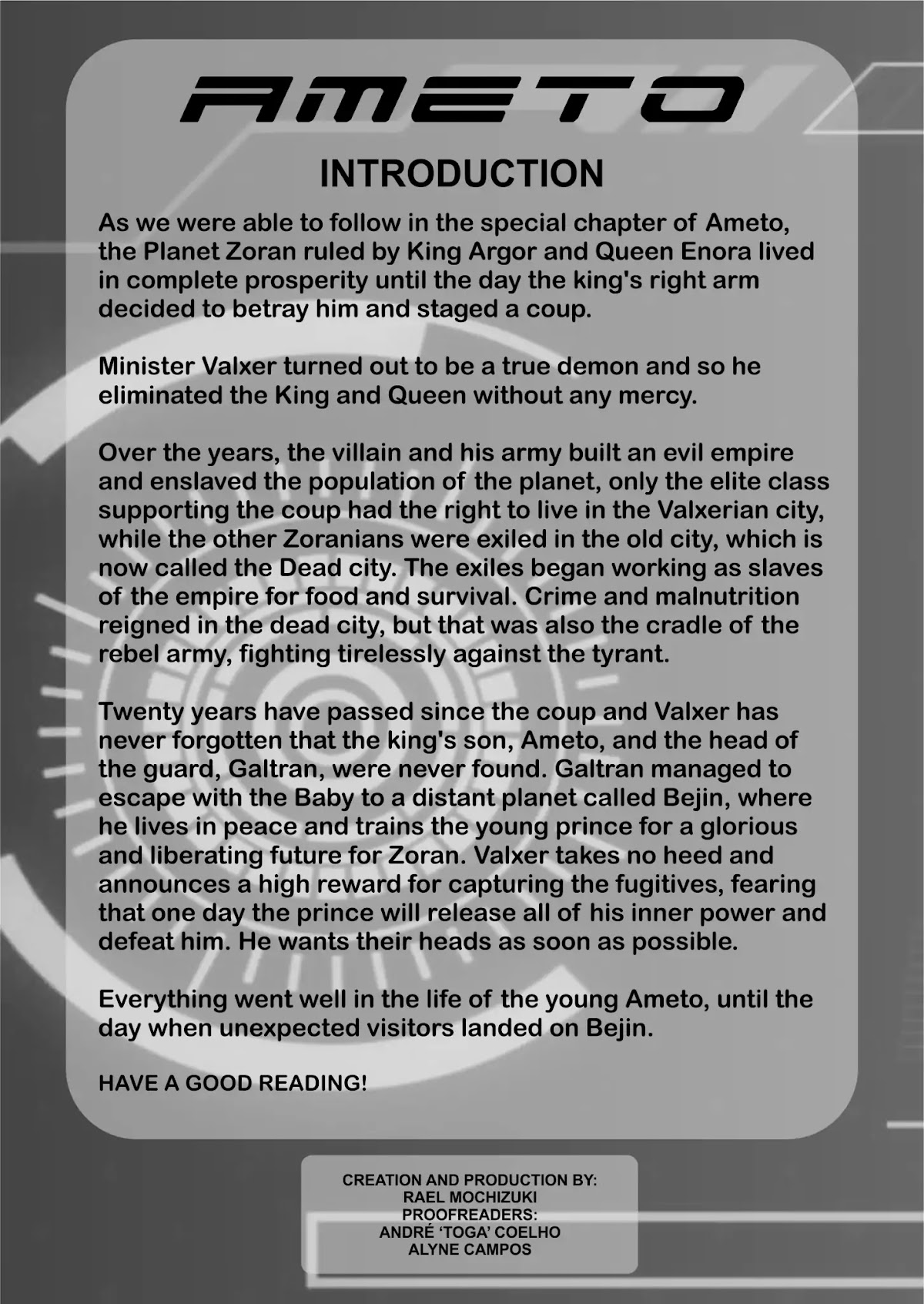 Ameto Chapter 1 page 2 - Chapter 1: Sthork The Mercenary