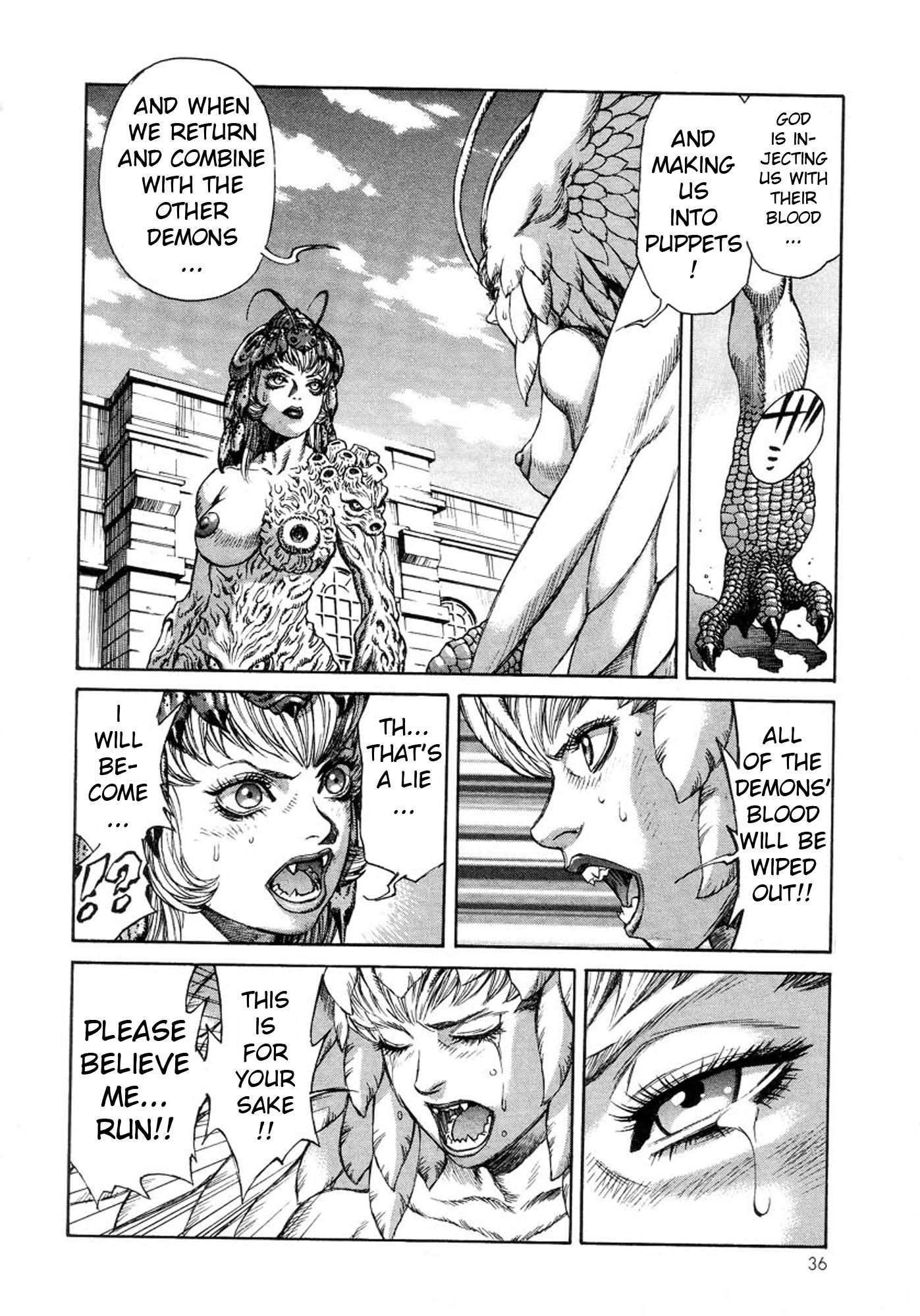 Amon - Devilman Mokushiroku Chapter 14 page 33 - Chapter 14: The Great Metropolis