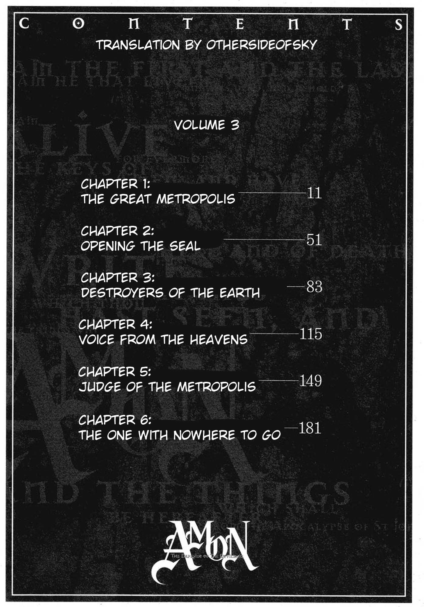 Amon - Devilman Mokushiroku Chapter 14 page 9 - Chapter 14: The Great Metropolis