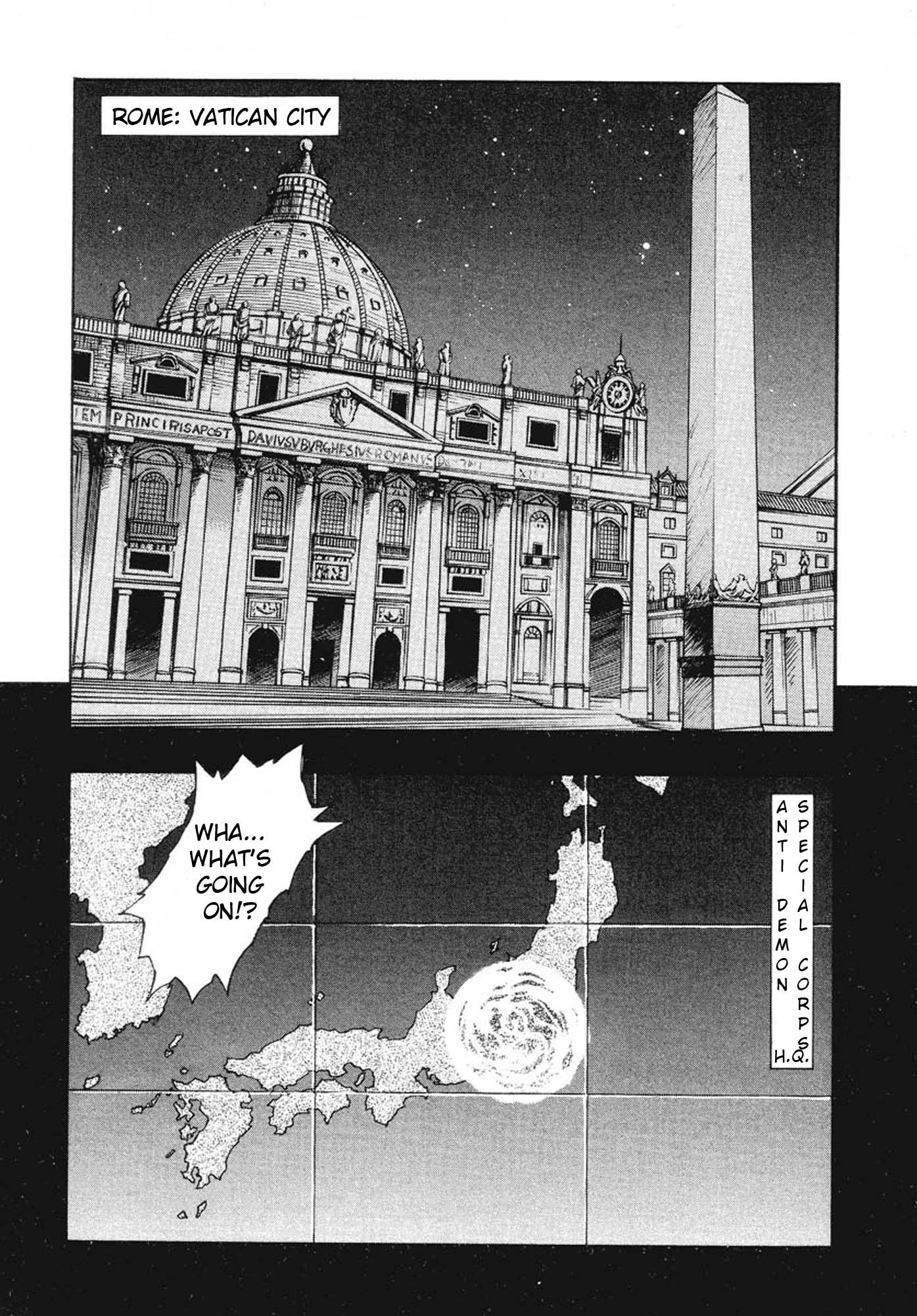 Amon - Devilman Mokushiroku Chapter 2 page 2 - Chapter 2: The One Who Wears Death