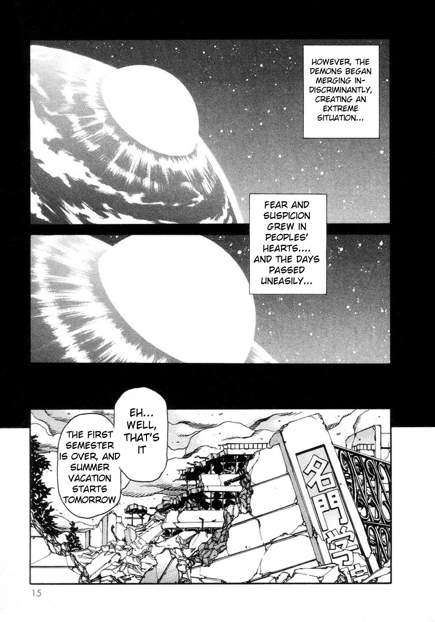 Amon - Devilman Mokushiroku Chapter 28 page 14 - Chapter 28: The Eternal Beginning