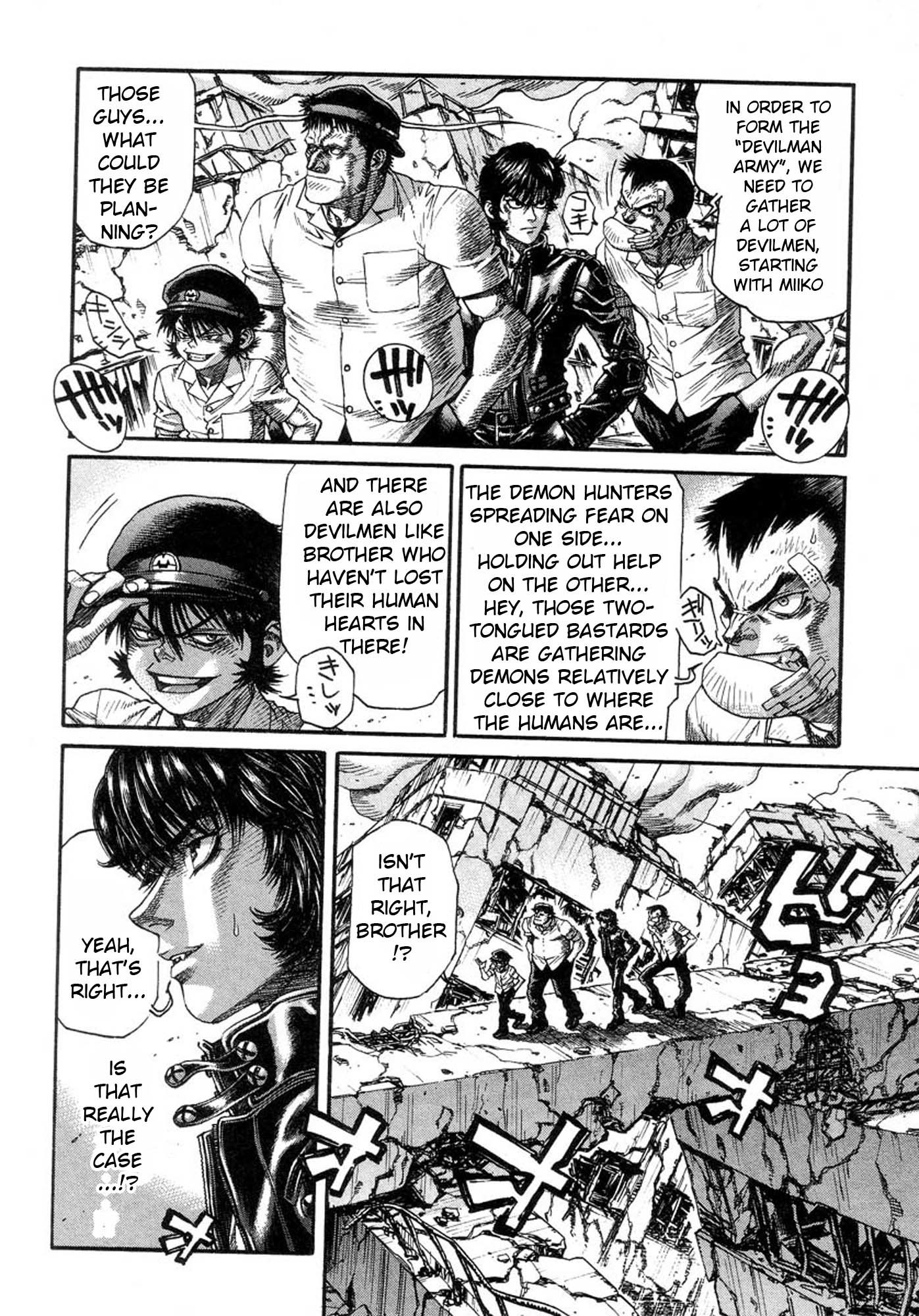 Amon - Devilman Mokushiroku Chapter 31 page 3 - Chapter 31: From the Dark