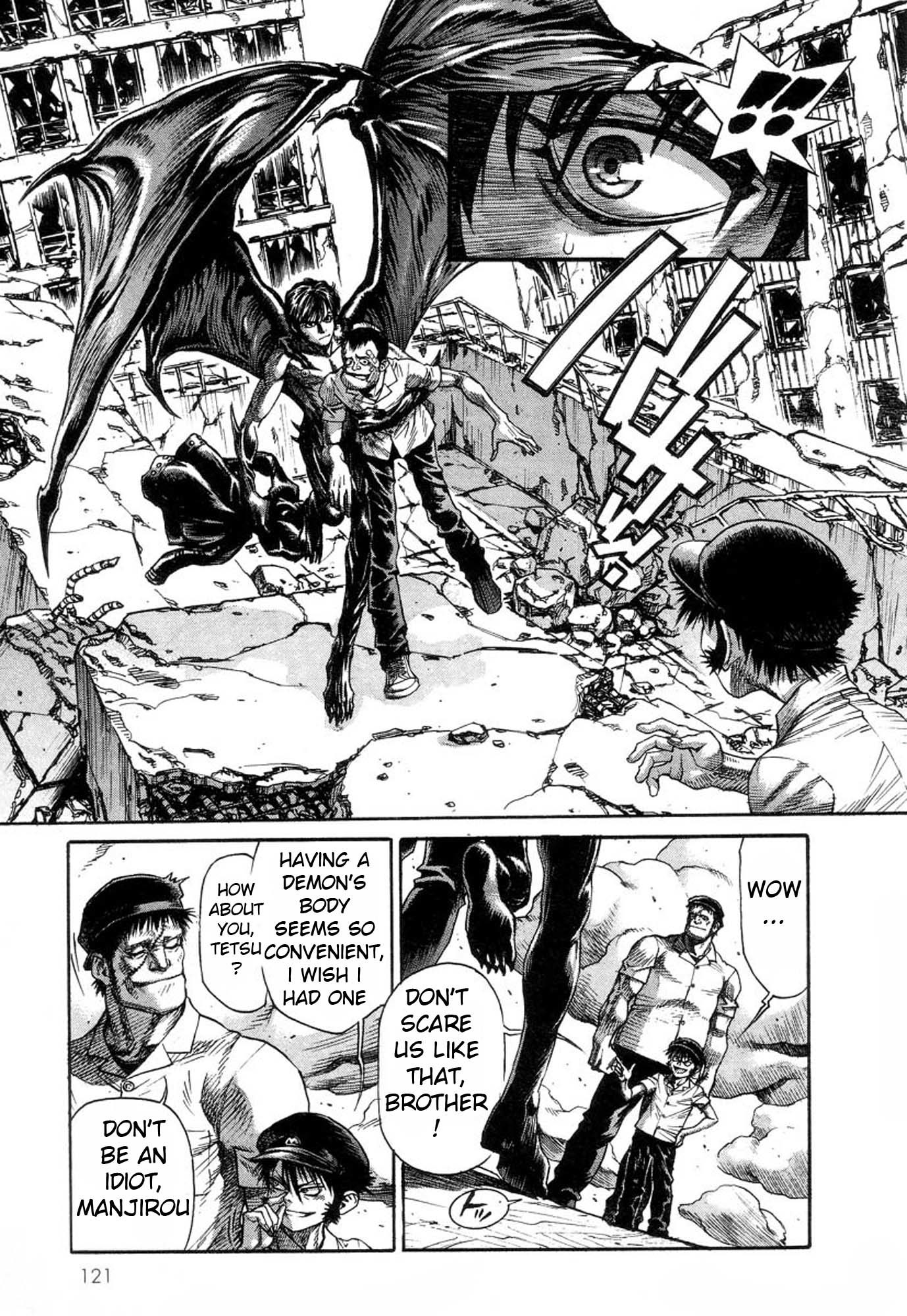 Amon - Devilman Mokushiroku Chapter 31 page 6 - Chapter 31: From the Dark