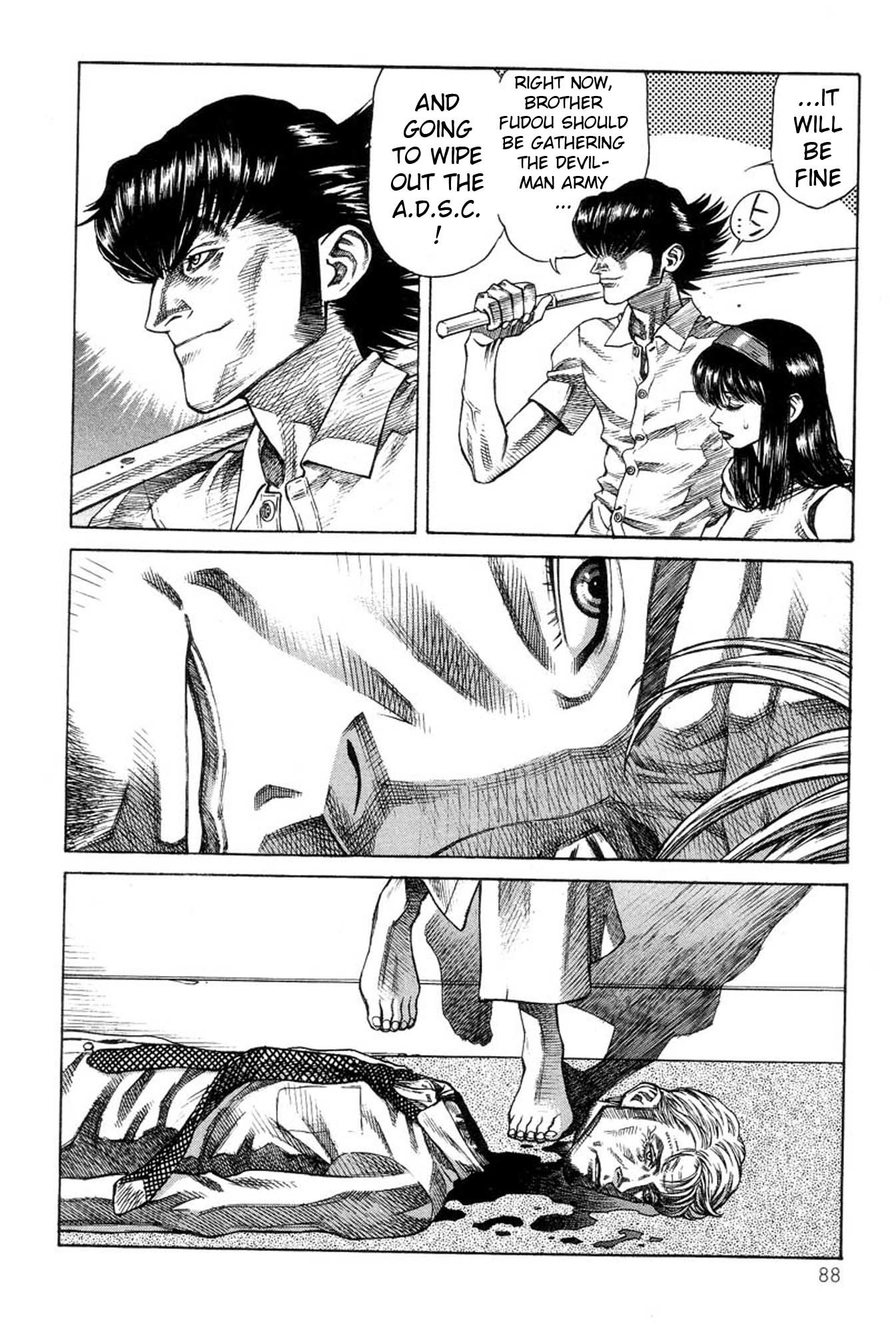 Amon - Devilman Mokushiroku Chapter 37 page 8 - Chapter 37: Fully Becoming a Demon