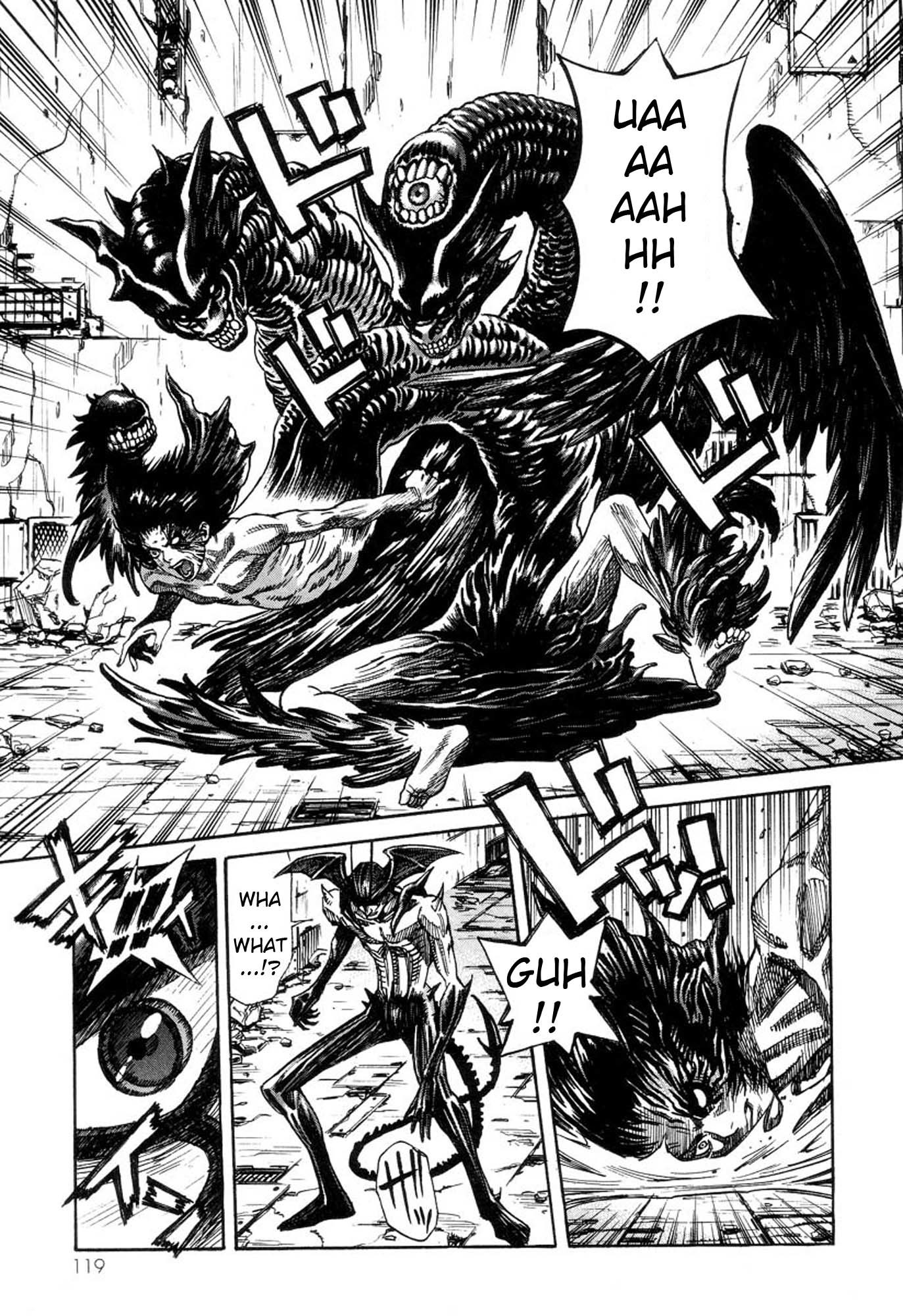 Amon - Devilman Mokushiroku Chapter 38 page 7 - Chapter 38: Cadney's Darkness