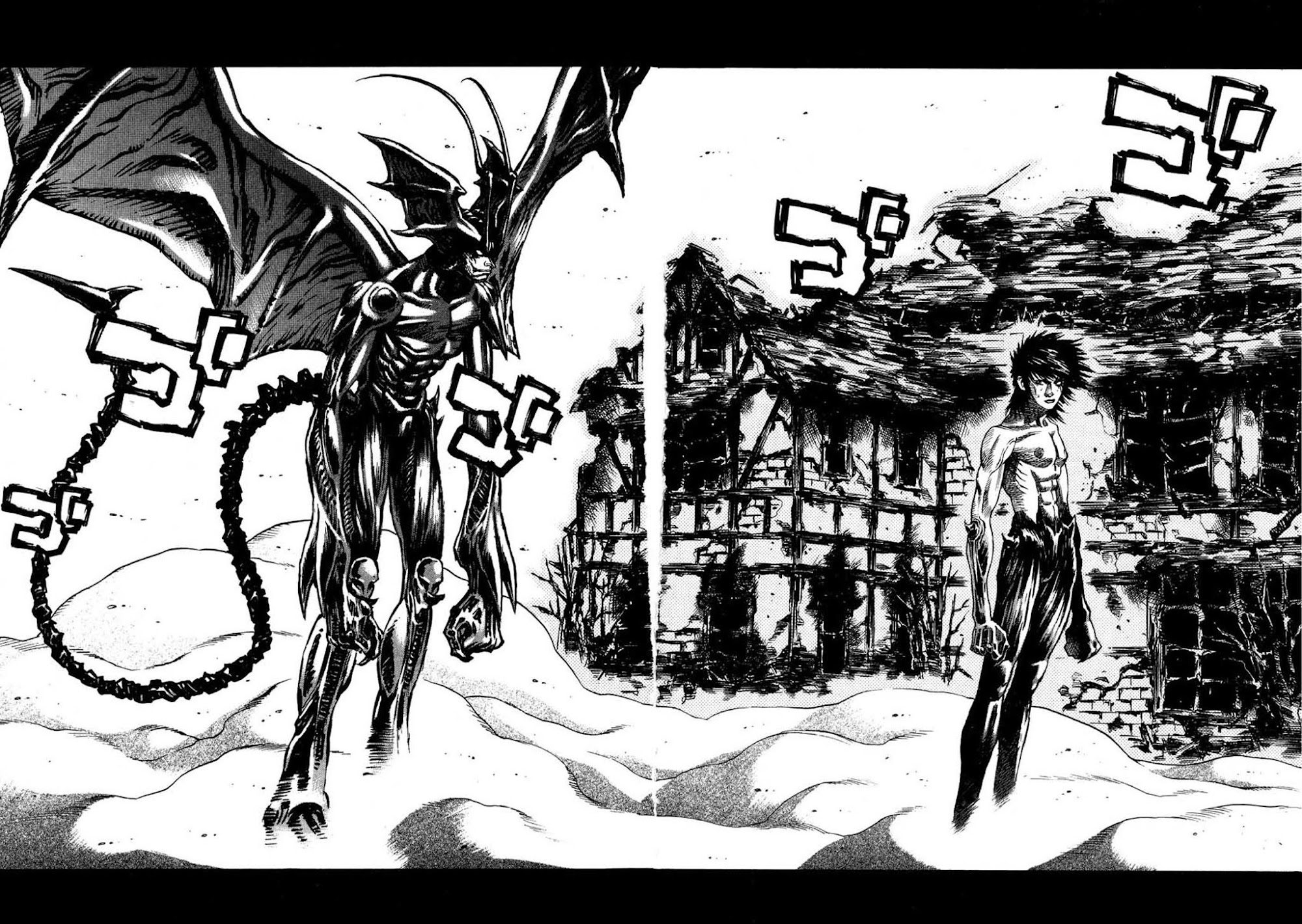 Amon - Devilman Mokushiroku Chapter 40 page 25 - Chapter 40: The Awakening Beast