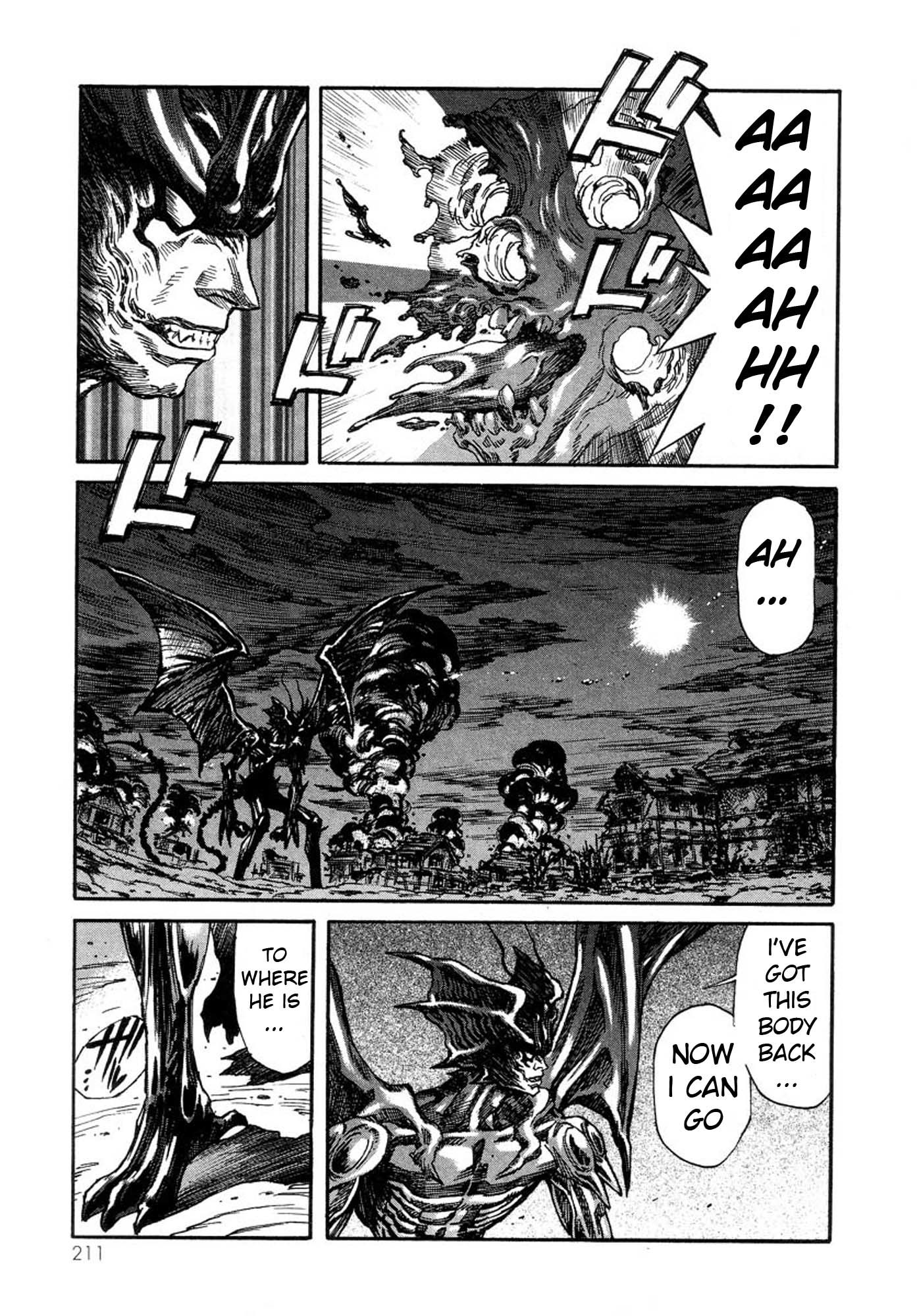 Amon - Devilman Mokushiroku Chapter 41 page 3 - Chapter 41: The Last Moment, The Moment of Beginning
