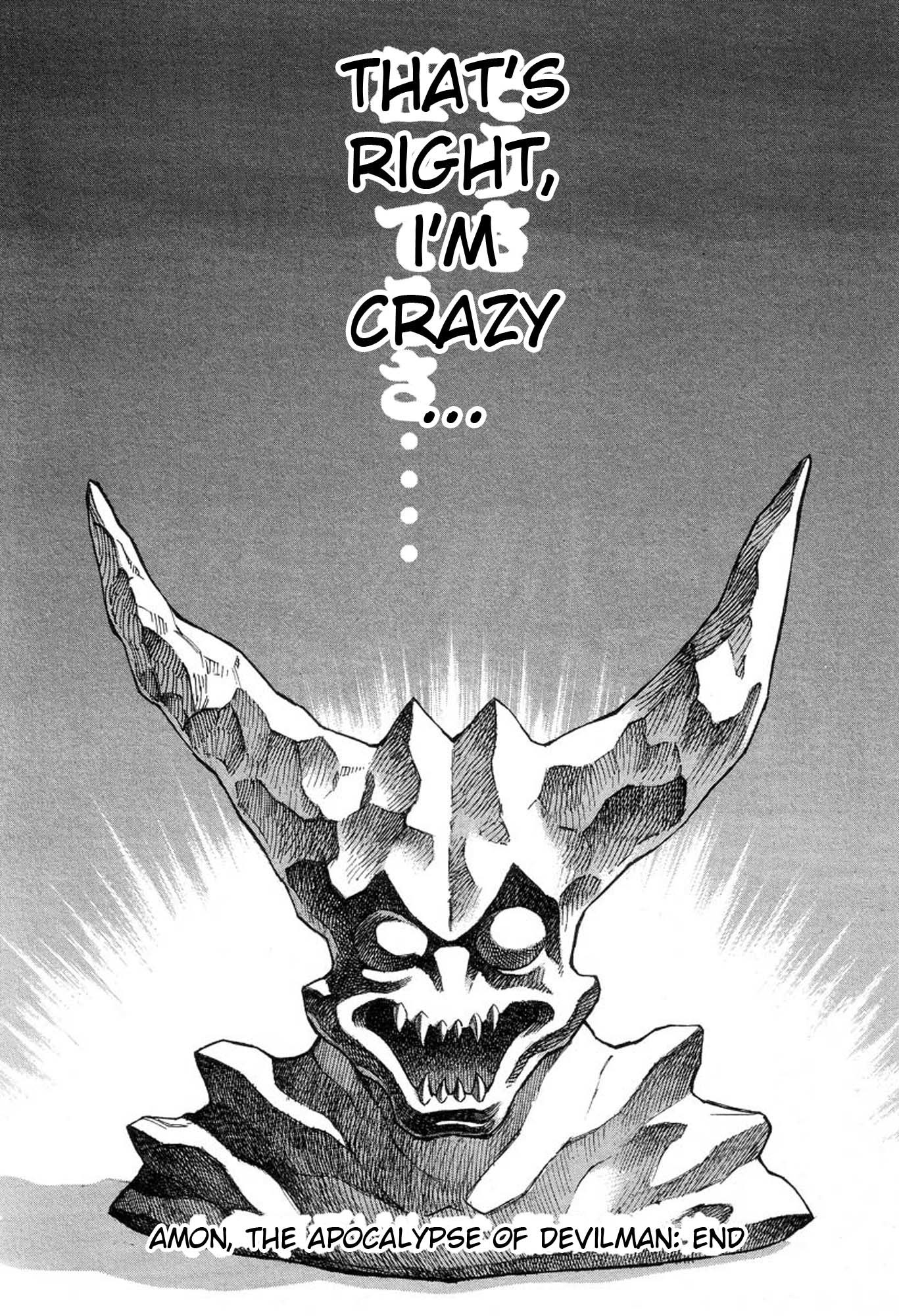 Amon - Devilman Mokushiroku Chapter 41 page 32 - Chapter 41: The Last Moment, The Moment of Beginning