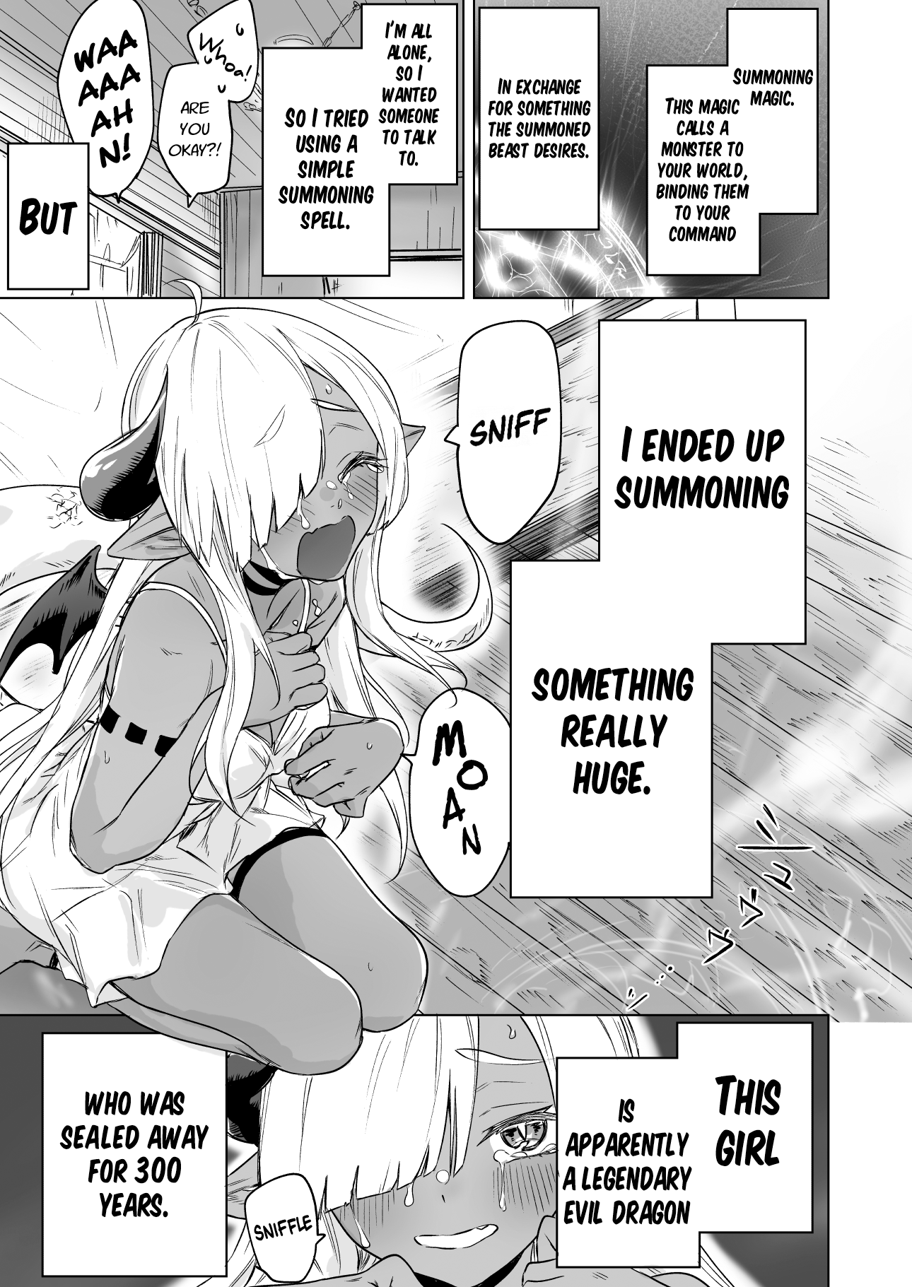 An Evil Dragon That Was Sealed Away For 300 Years Became My Friend Chapter 1 page 1 - Chapter 1