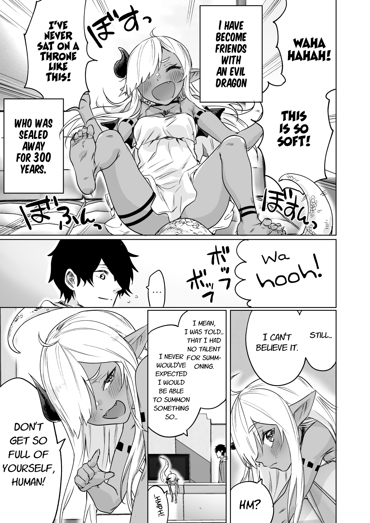 An Evil Dragon That Was Sealed Away For 300 Years Became My Friend Chapter 2 page 1 - Chapter 2