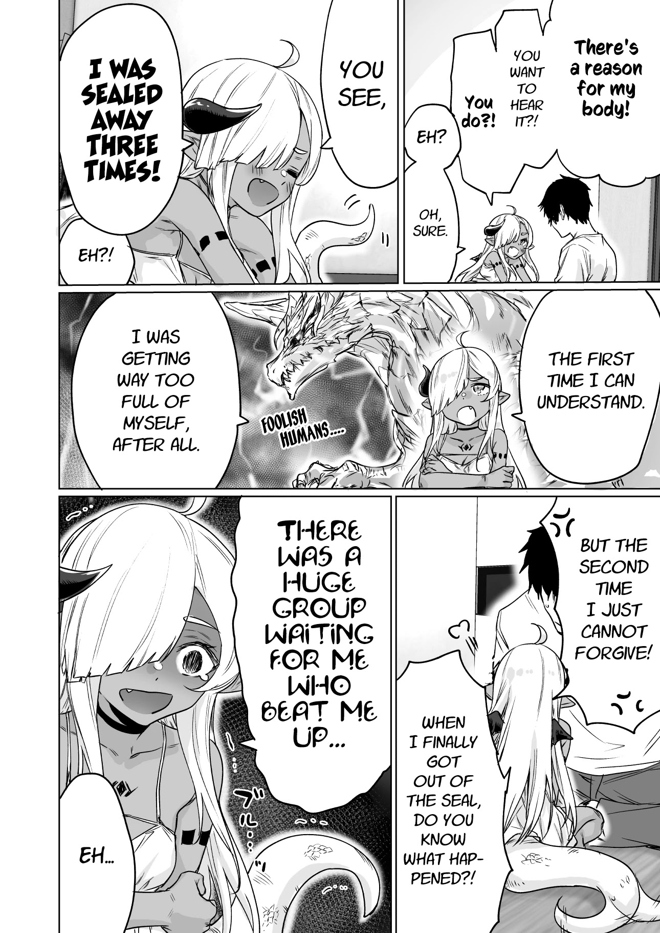 An Evil Dragon That Was Sealed Away For 300 Years Became My Friend Chapter 6 page 2 - Chapter 6