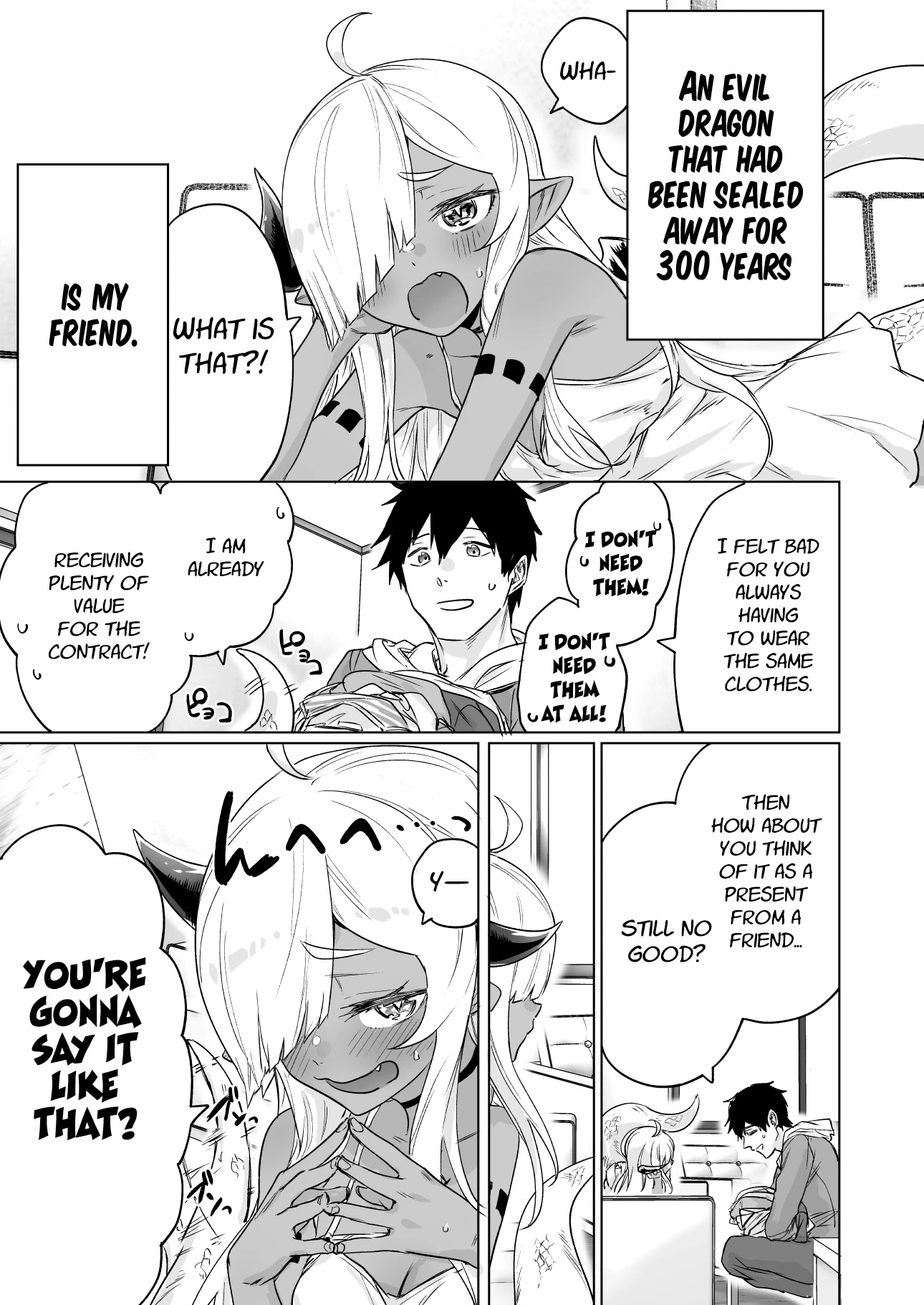 An Evil Dragon That Was Sealed Away For 300 Years Became My Friend Chapter 7 page 1 - Chapter 7