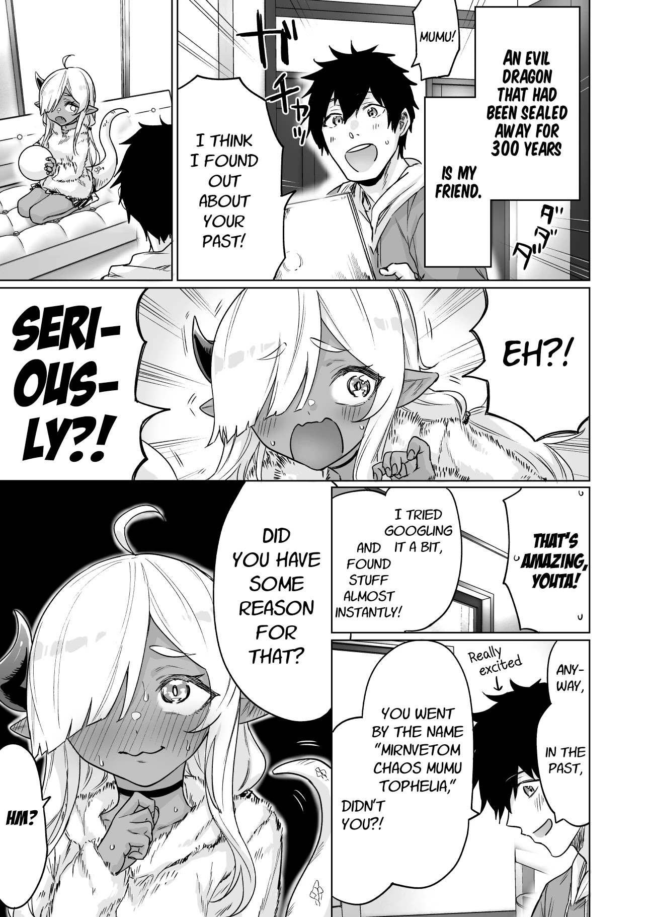 An Evil Dragon That Was Sealed Away For 300 Years Became My Friend Chapter 8 page 1 - Chapter 8