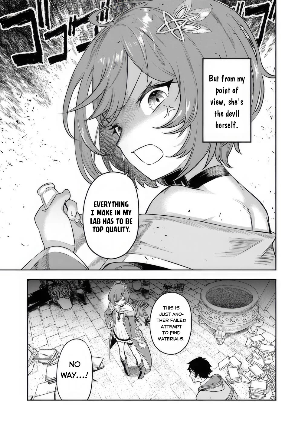 An Exclusive Mage Who Broke up With His Alchemist Childhood Friend, Wants to Lead a Slow Life in a Remote Town Chapter 1 page 4 - Chapter 1: A genius alchemist and an incompetent assistant