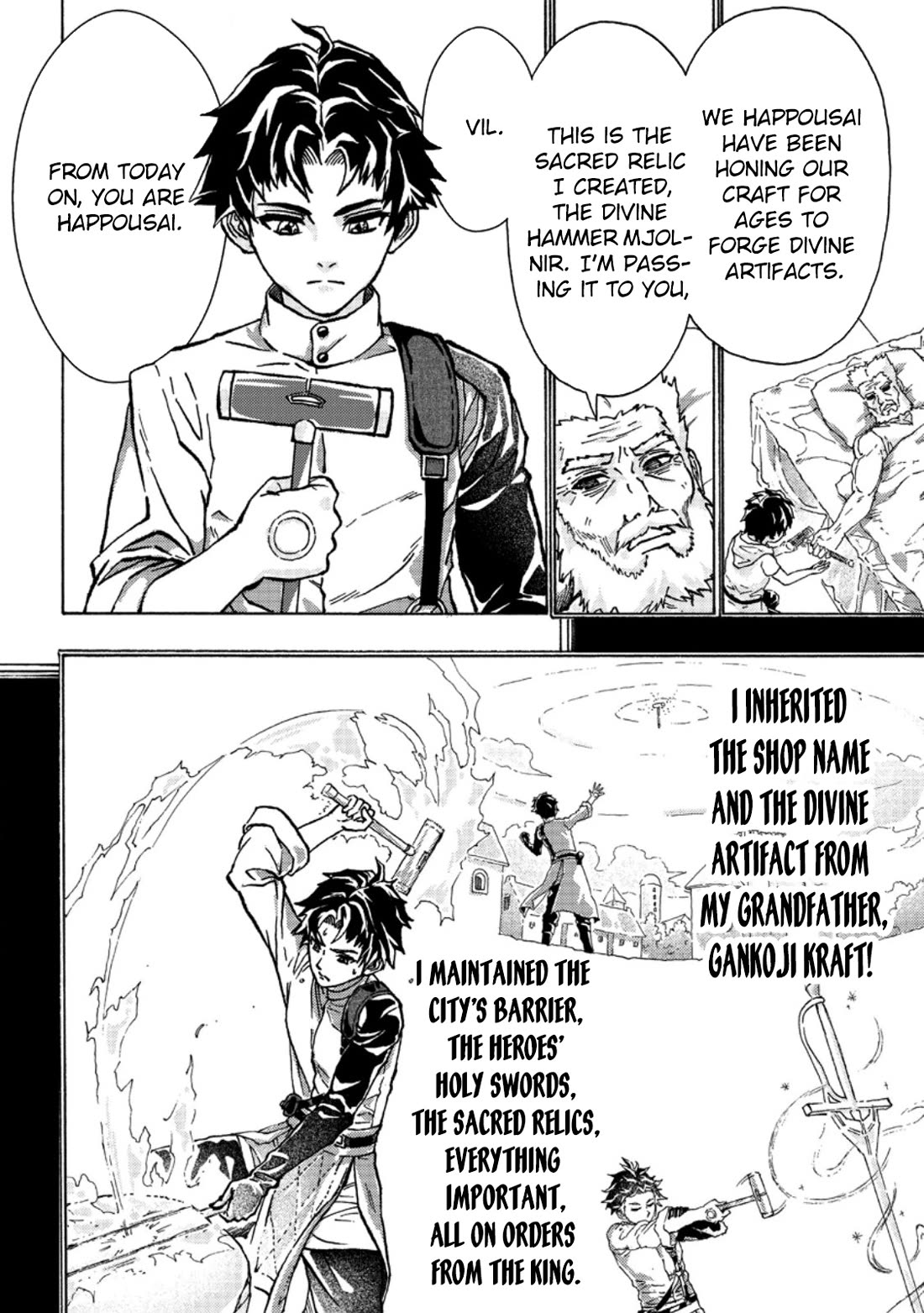 An Exiled Blacksmith Uses His Cheat Skills to Forge Legends Chapter 1 page 23 - Chapter 1