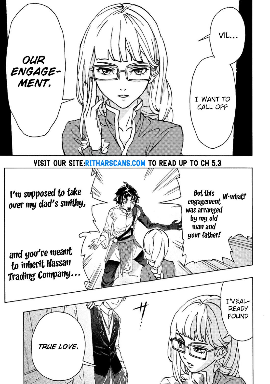 An Exiled Blacksmith Uses His Cheat Skills to Forge Legends Chapter 1 page 6 - Chapter 1