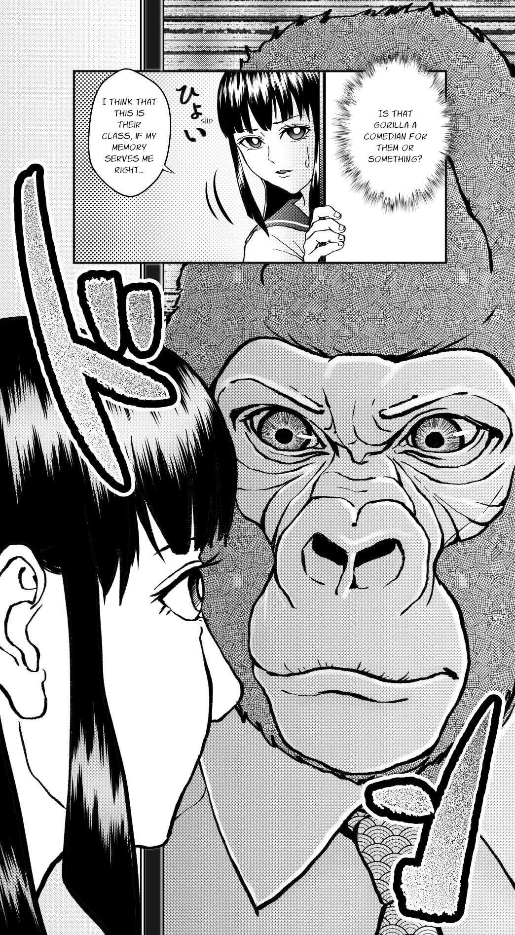 An Extremely Attractive Gorilla Chapter 11 page 5 - Chapter 11: Gorilla vs. Kiwako-sama