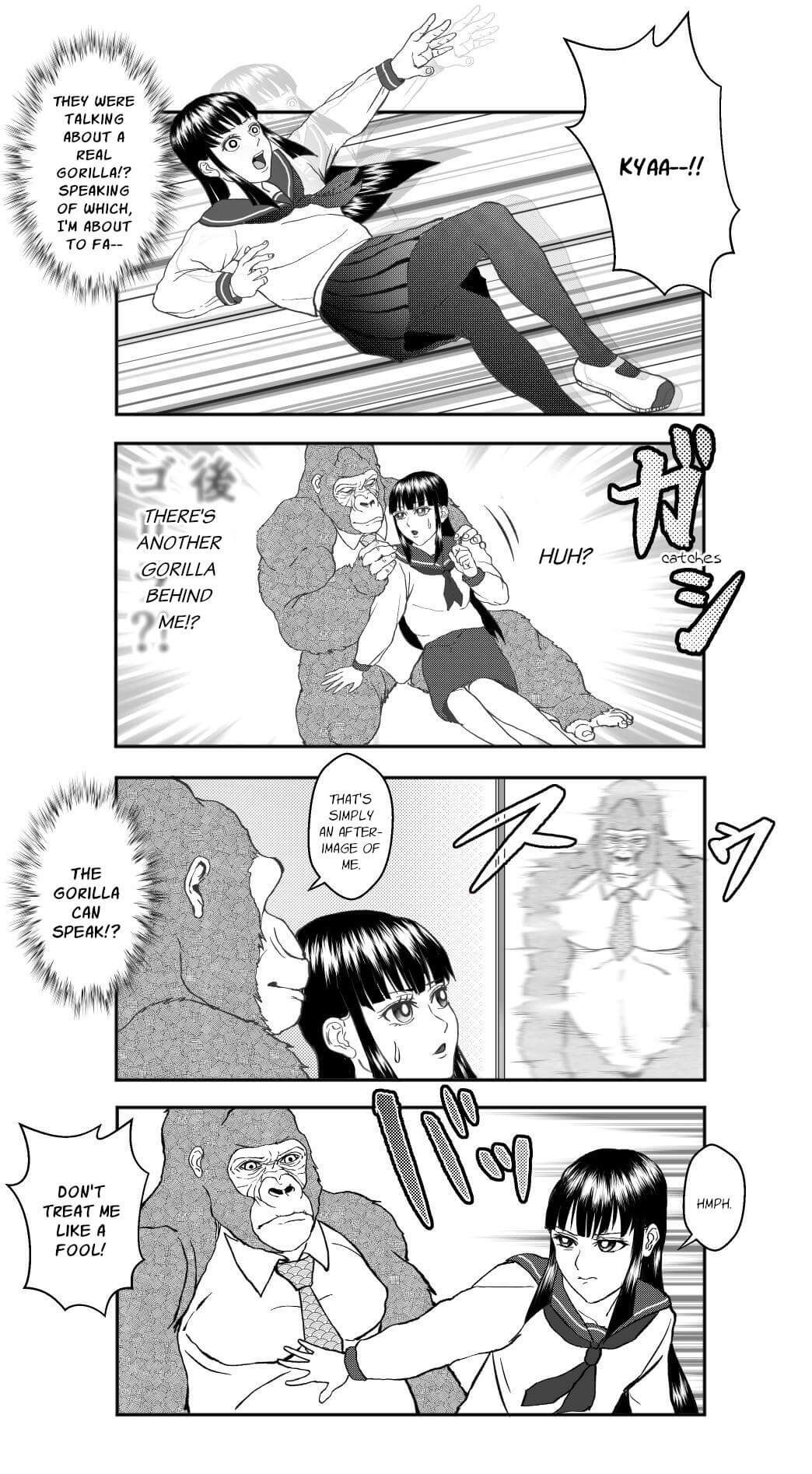 An Extremely Attractive Gorilla Chapter 11 page 6 - Chapter 11: Gorilla vs. Kiwako-sama