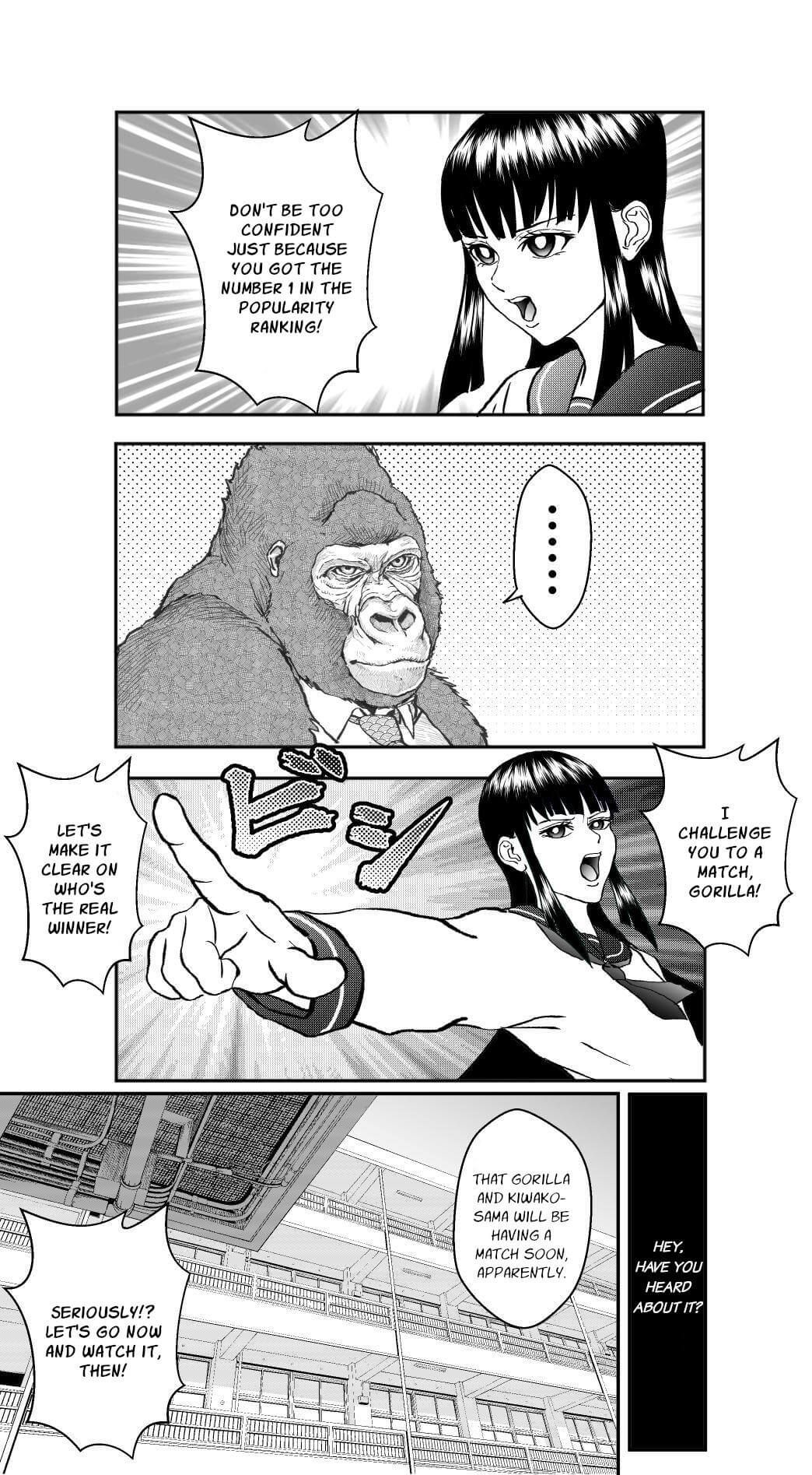 An Extremely Attractive Gorilla Chapter 11 page 7 - Chapter 11: Gorilla vs. Kiwako-sama