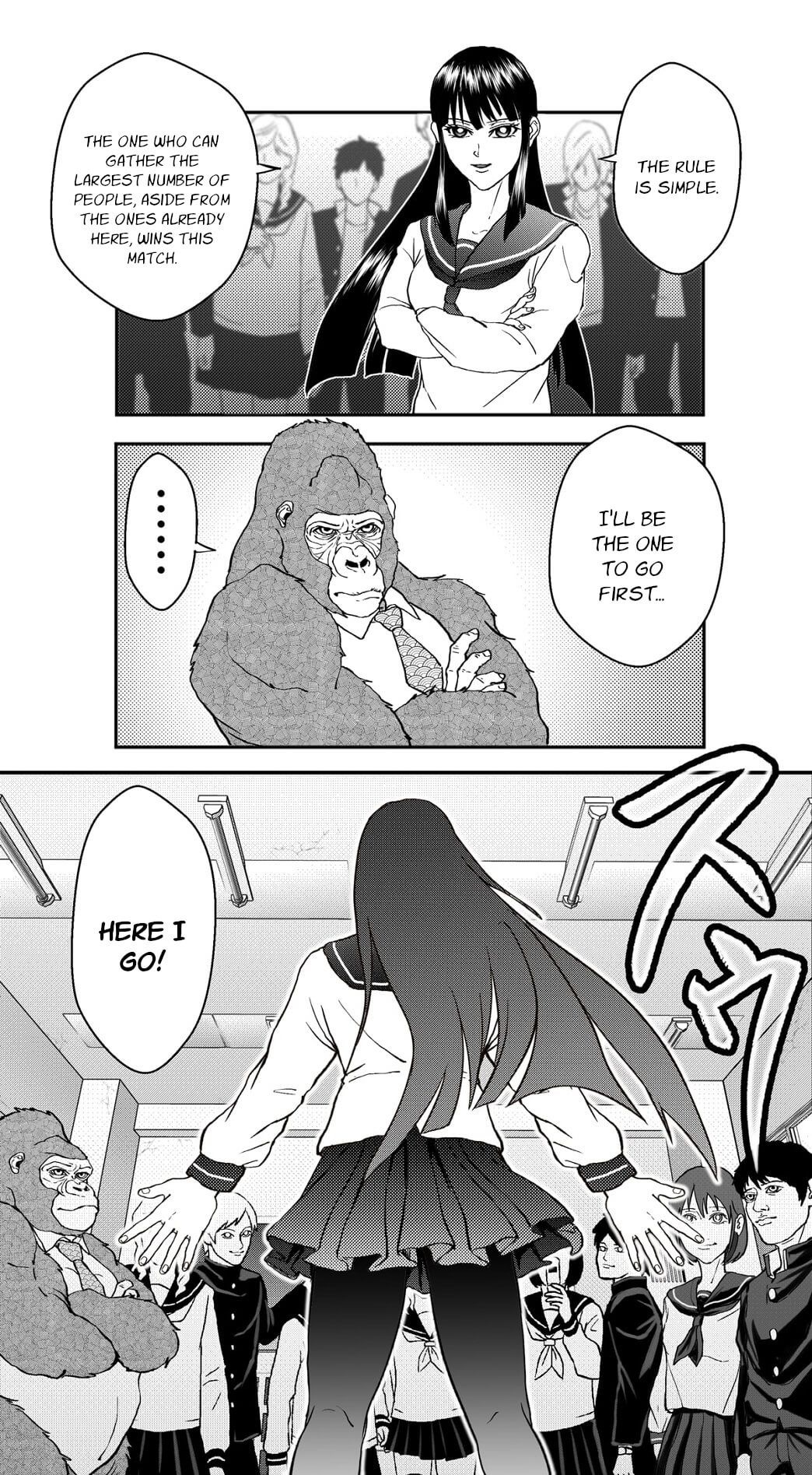 An Extremely Attractive Gorilla Chapter 11 page 9 - Chapter 11: Gorilla vs. Kiwako-sama