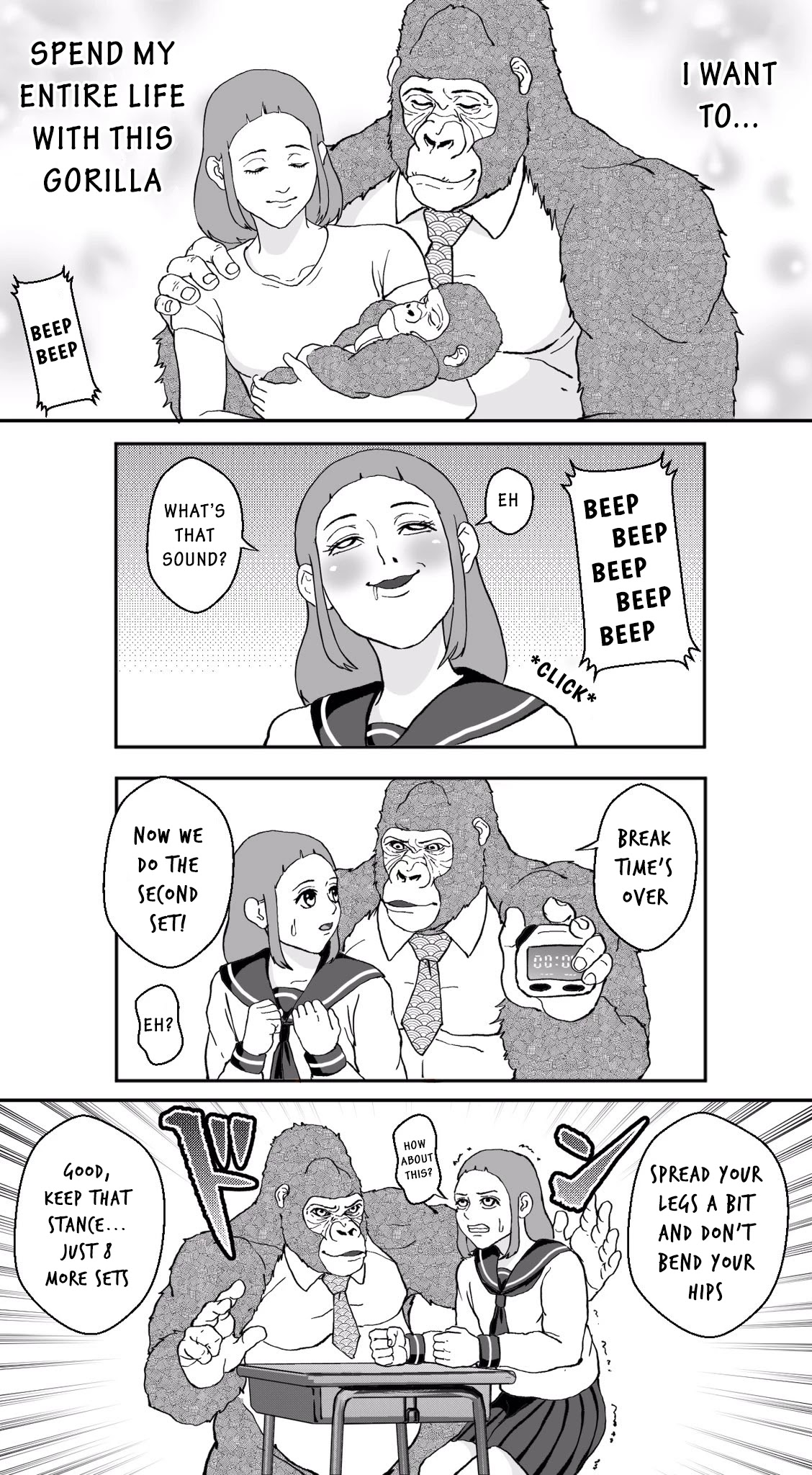 An Extremely Attractive Gorilla Chapter 14 page 6 - Chapter 14: Muscle Bon Bako