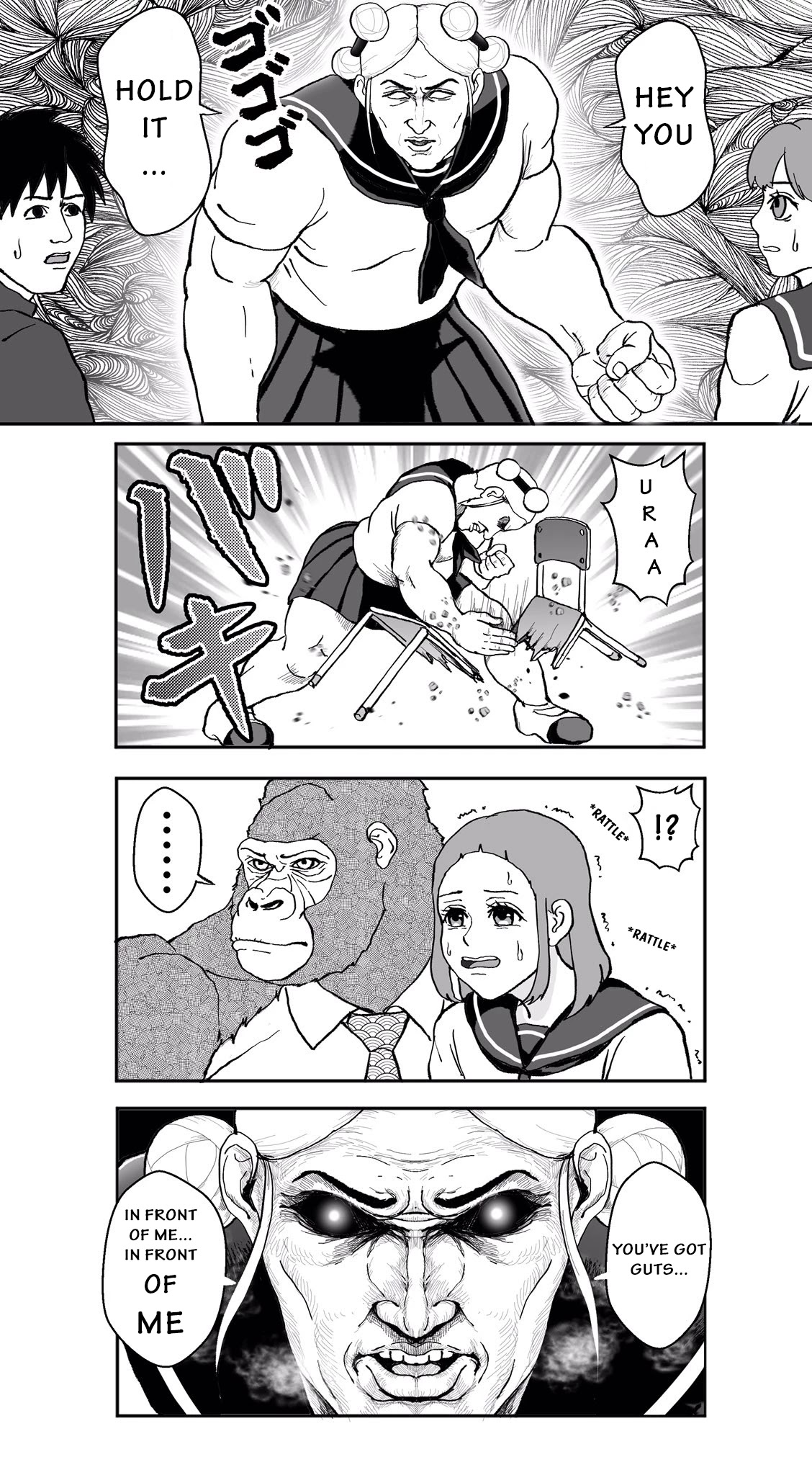 An Extremely Attractive Gorilla Chapter 14 page 7 - Chapter 14: Muscle Bon Bako