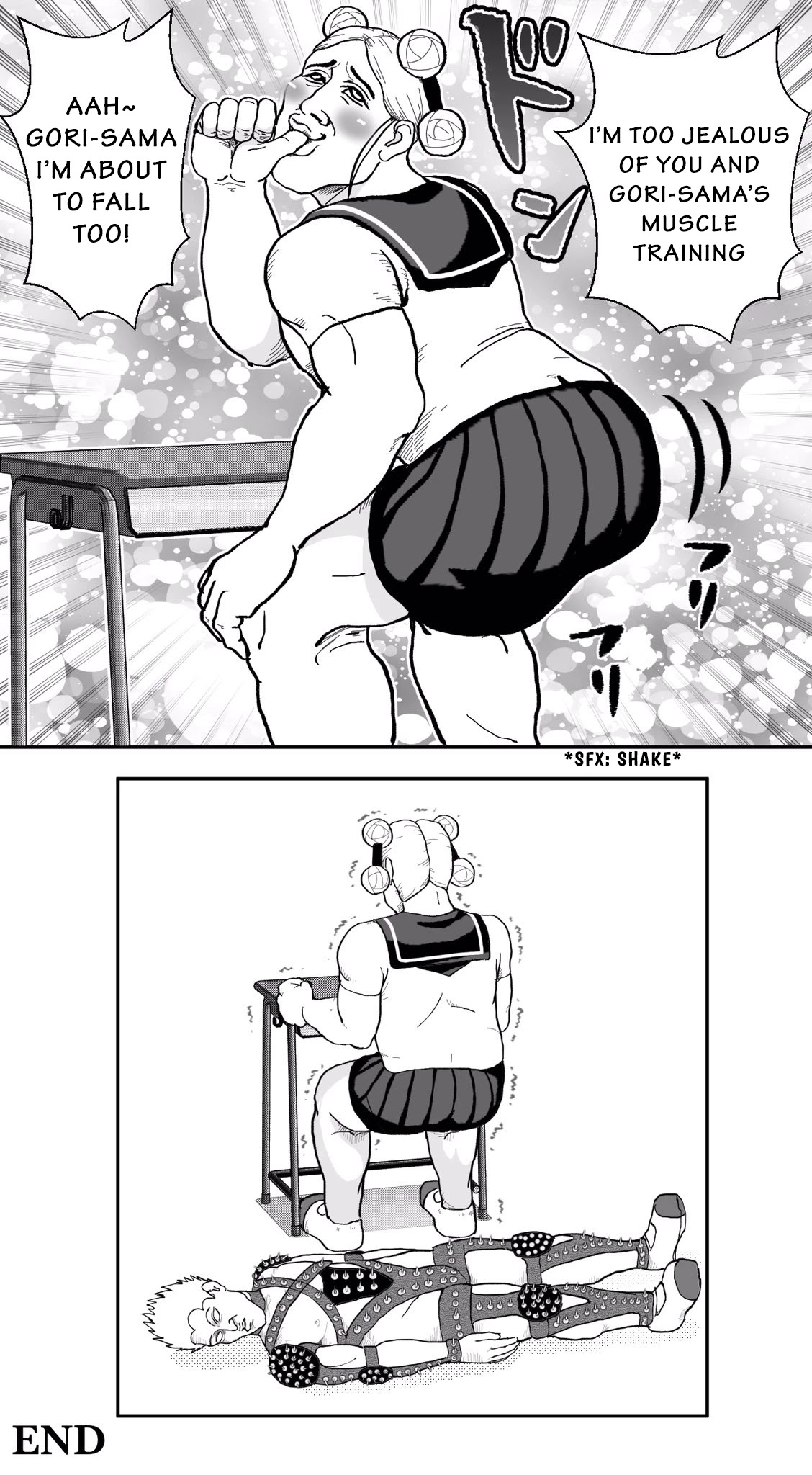 An Extremely Attractive Gorilla Chapter 14 page 8 - Chapter 14: Muscle Bon Bako