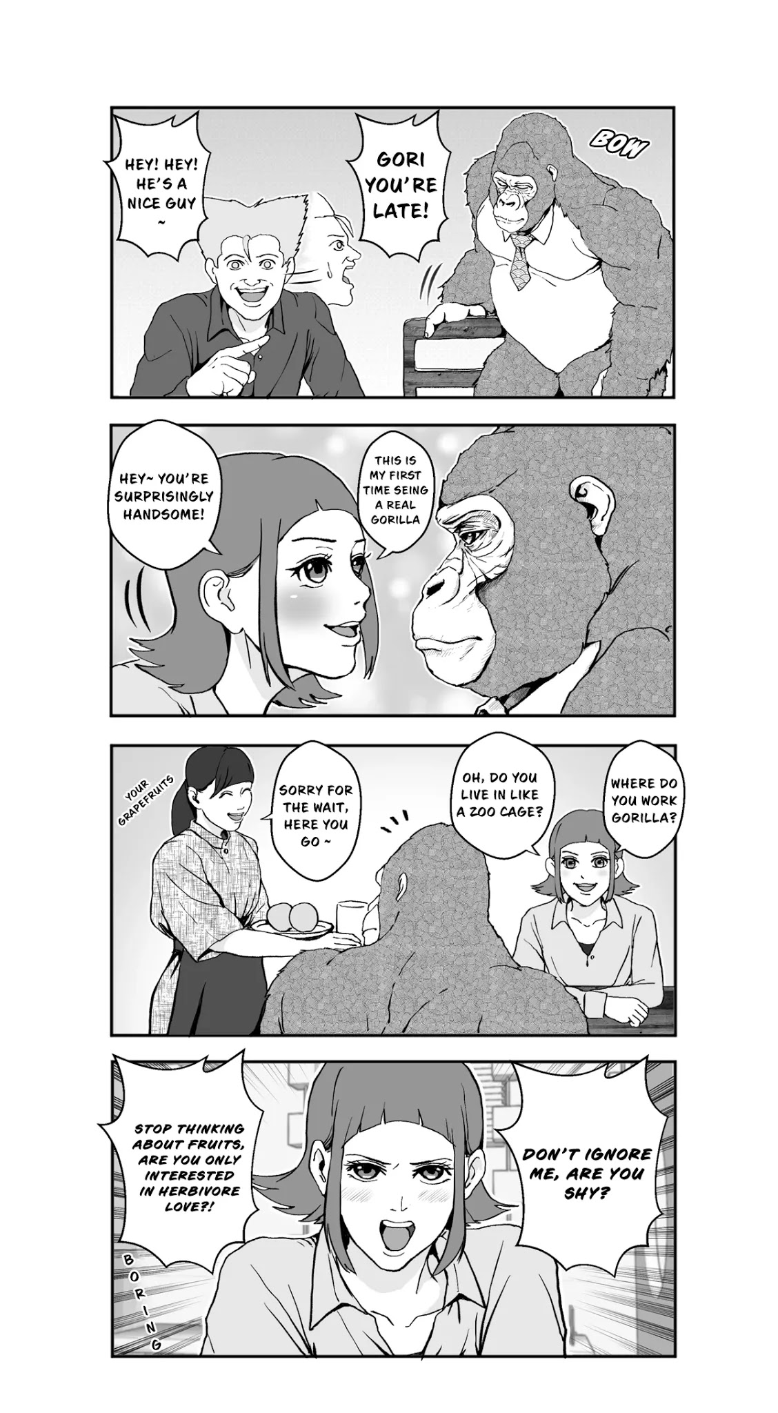 An Extremely Attractive Gorilla Chapter 16 page 3 - Chapter 16: Matchmaking Party