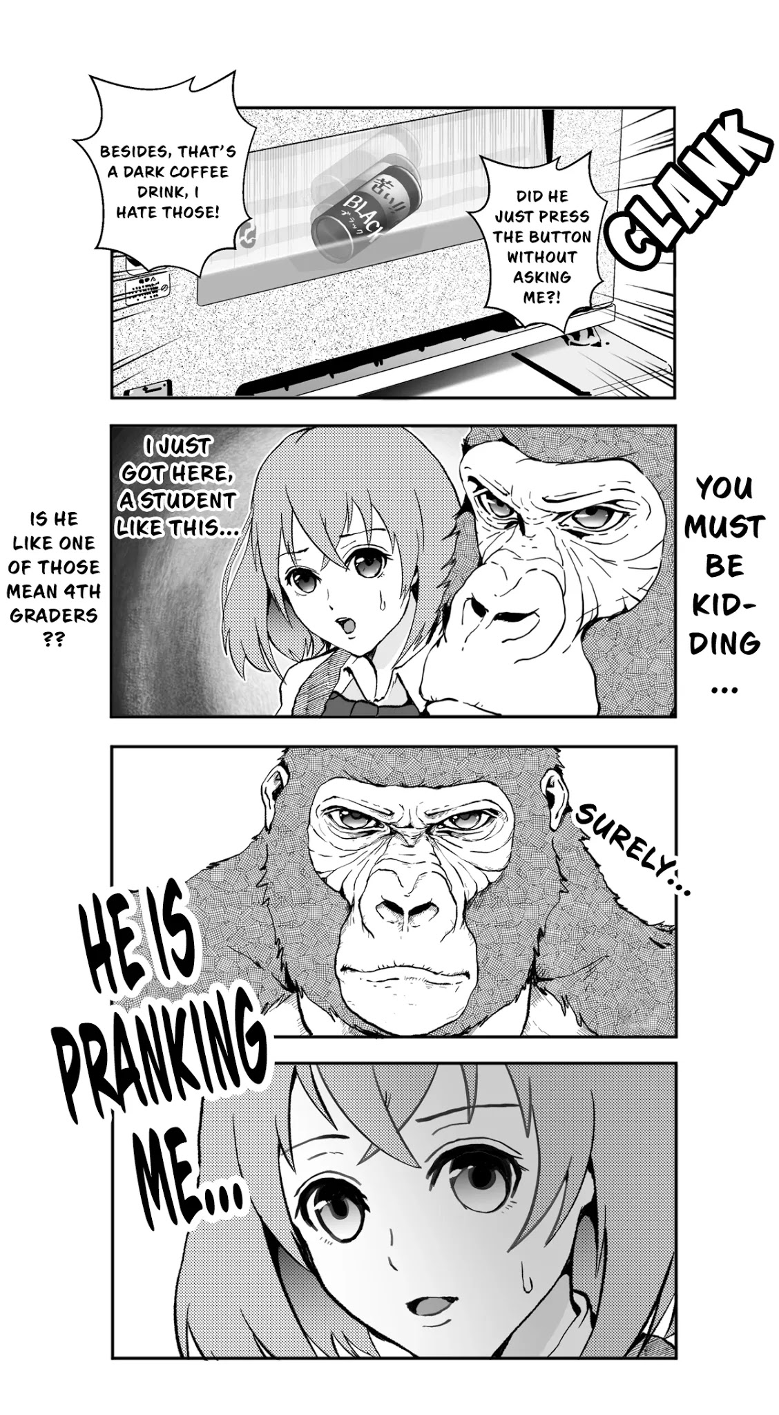 An Extremely Attractive Gorilla Chapter 19 page 4 - Chapter 19: Vending Machine
