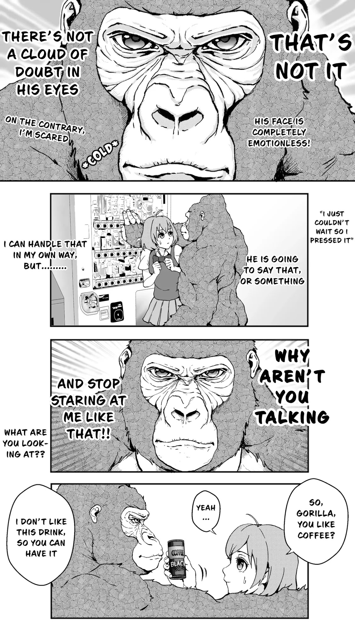 An Extremely Attractive Gorilla Chapter 19 page 5 - Chapter 19: Vending Machine
