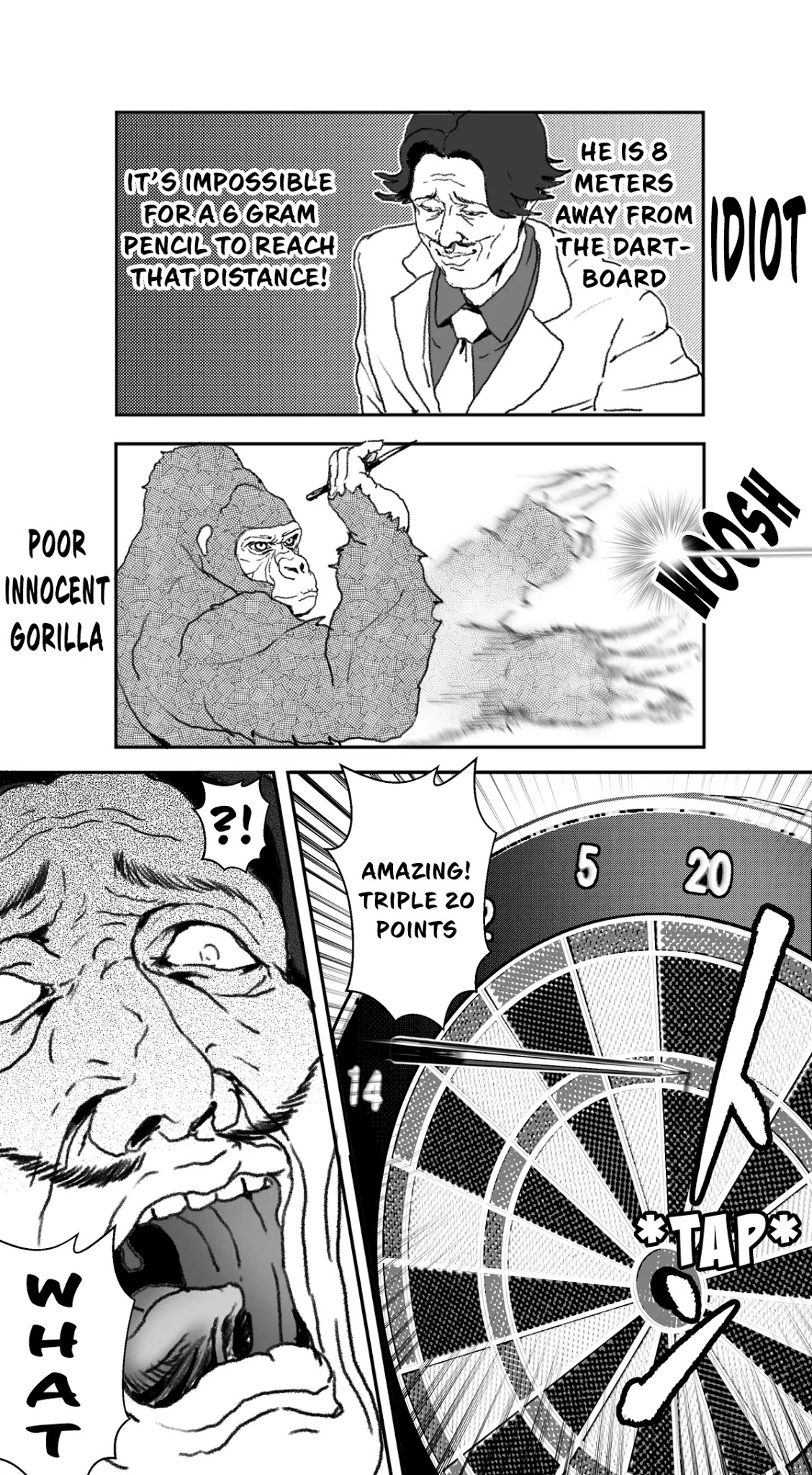 An Extremely Attractive Gorilla Chapter 20 page 11 - Chapter 20: Darts
