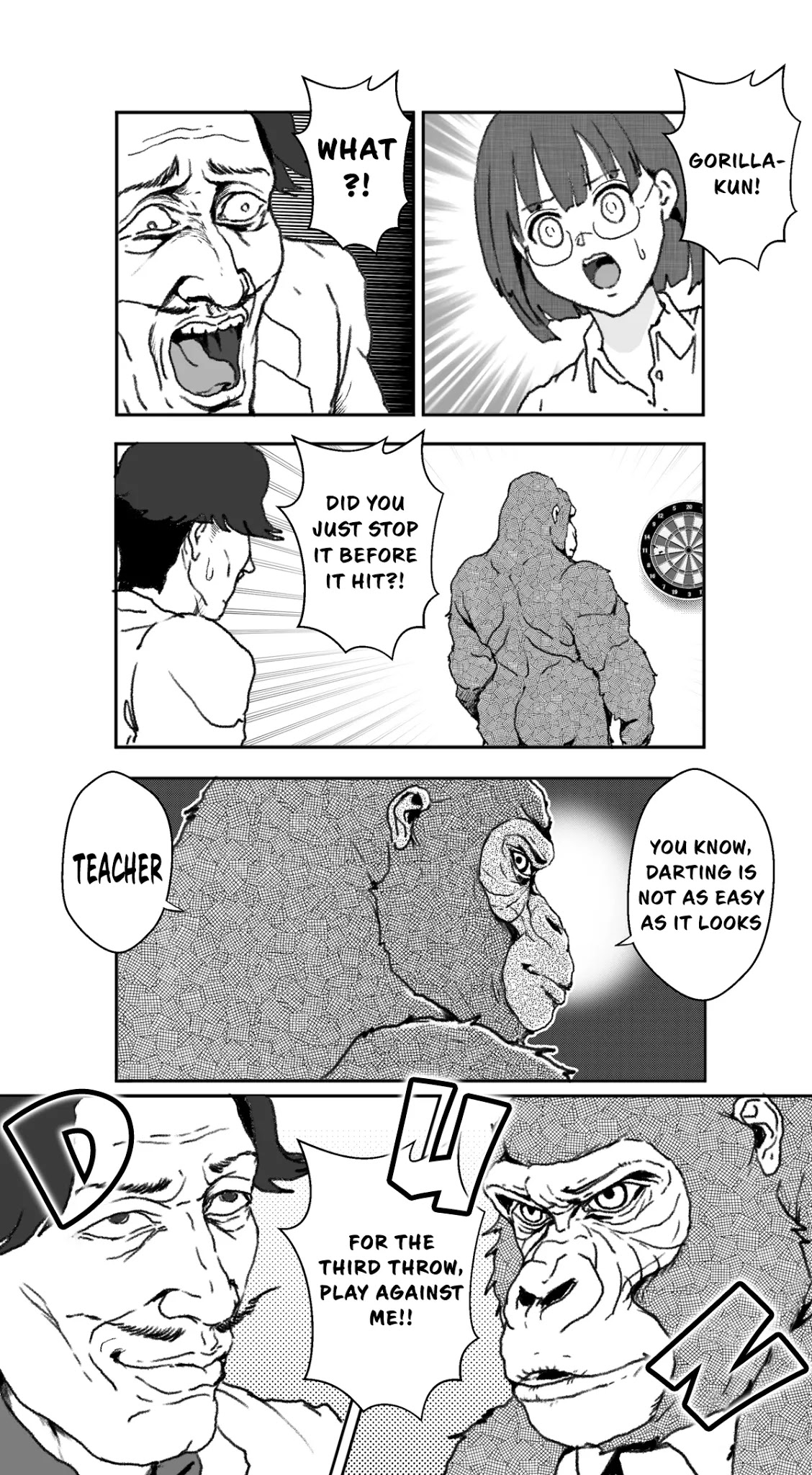 An Extremely Attractive Gorilla Chapter 20 page 7 - Chapter 20: Darts