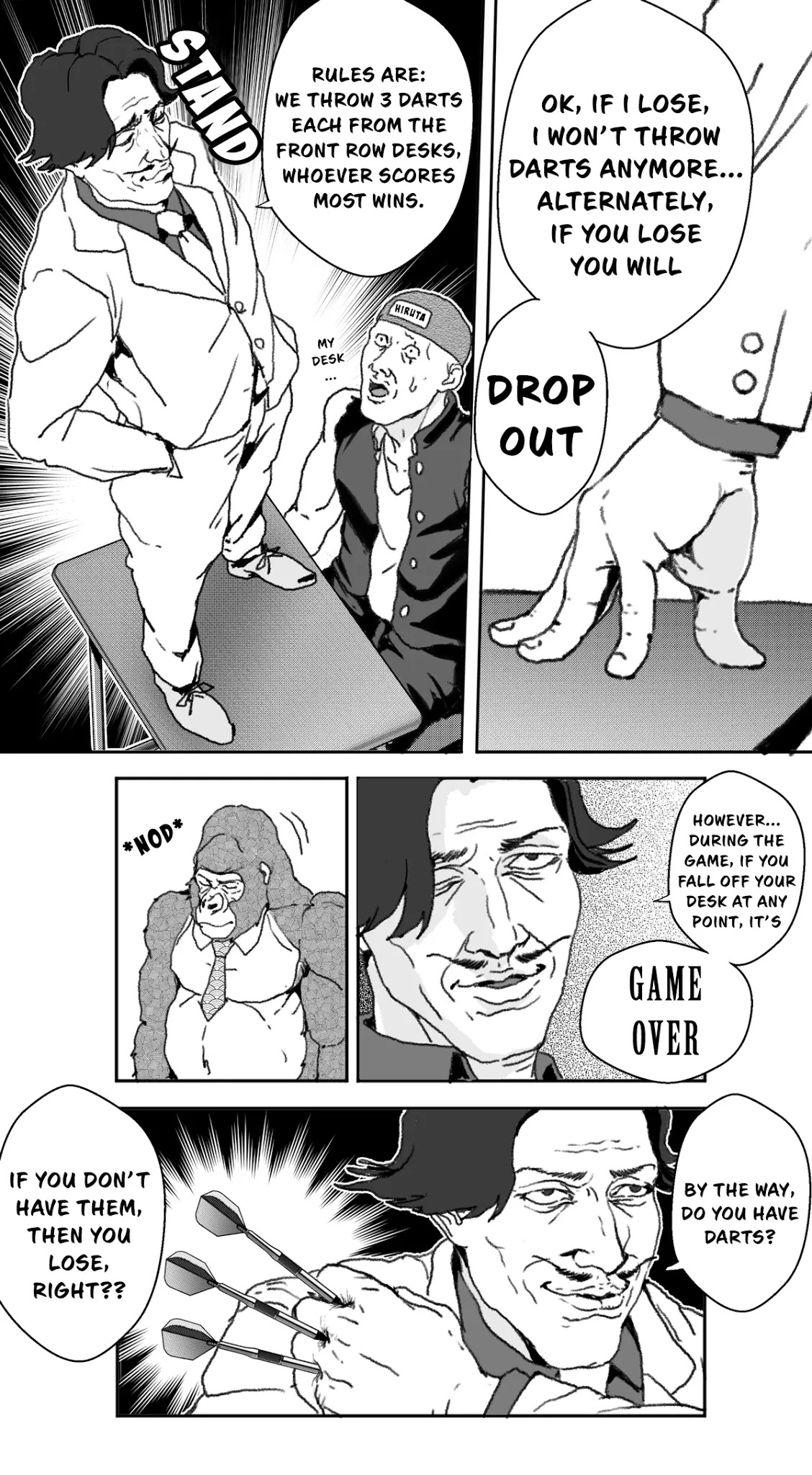 An Extremely Attractive Gorilla Chapter 20 page 8 - Chapter 20: Darts